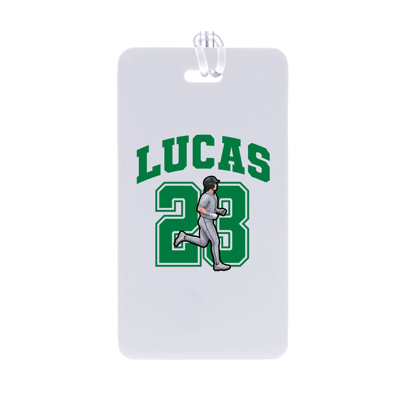 Bag Tag — Number in Classic