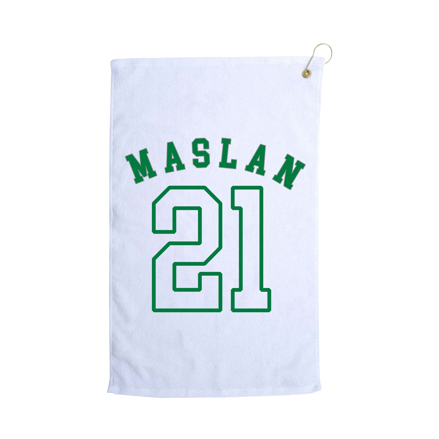 Golf Towel — Shirsey Arch in White