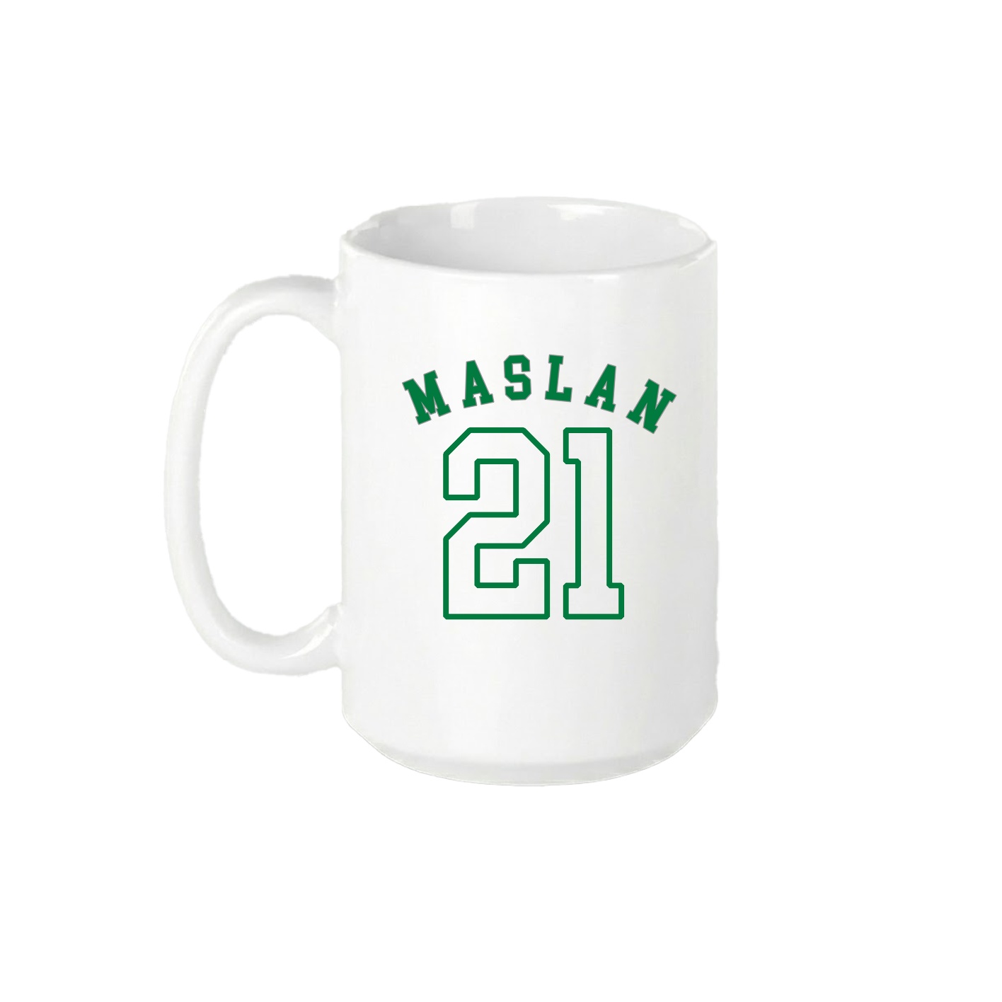 15oz Coffee Mug — Shirsey Arch in White