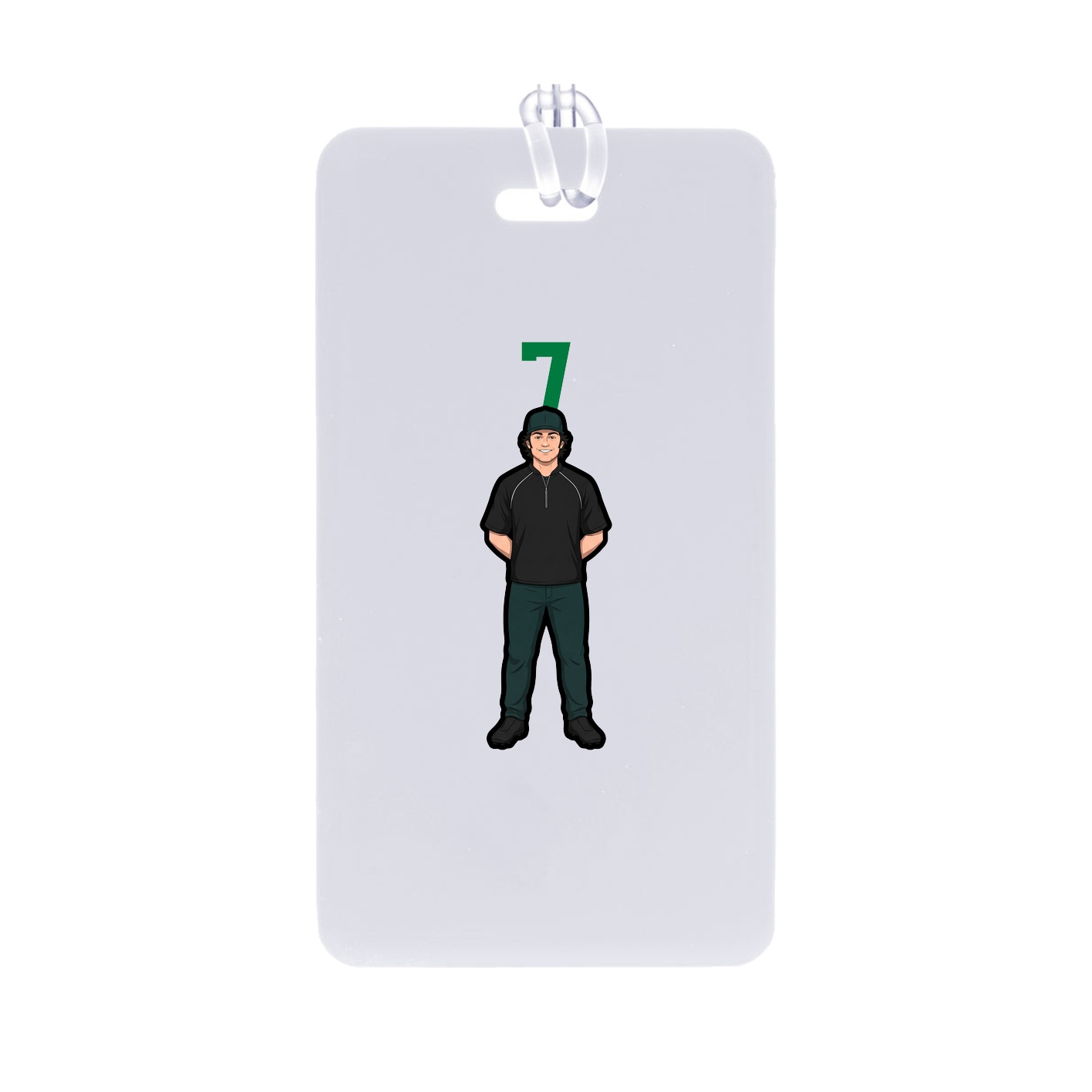 Bag Tag — Number Top in Classic