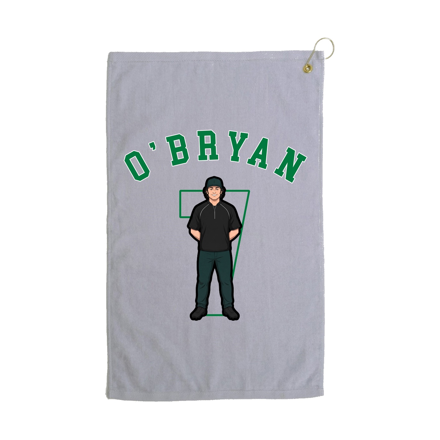 Golf Towel — Shirsey Arch in Grey