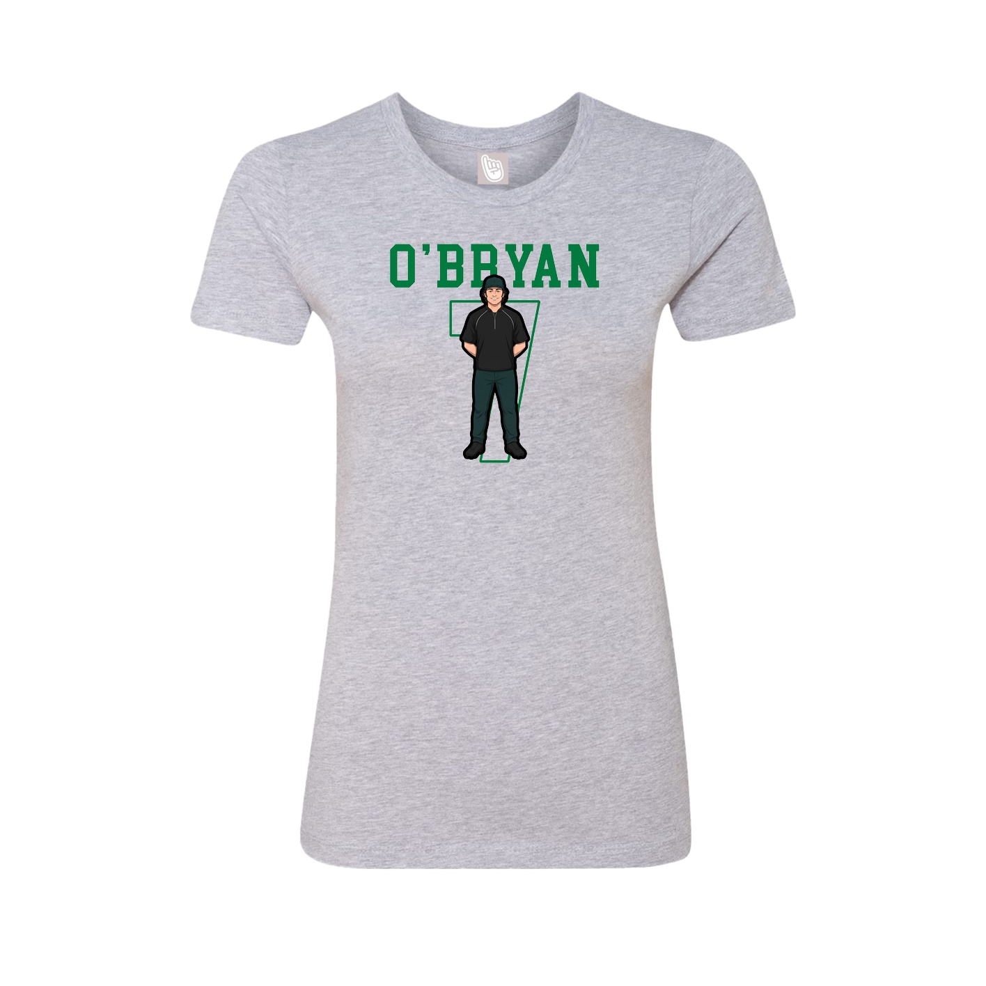 Fitted Women's Tee — Shirsey in Grey