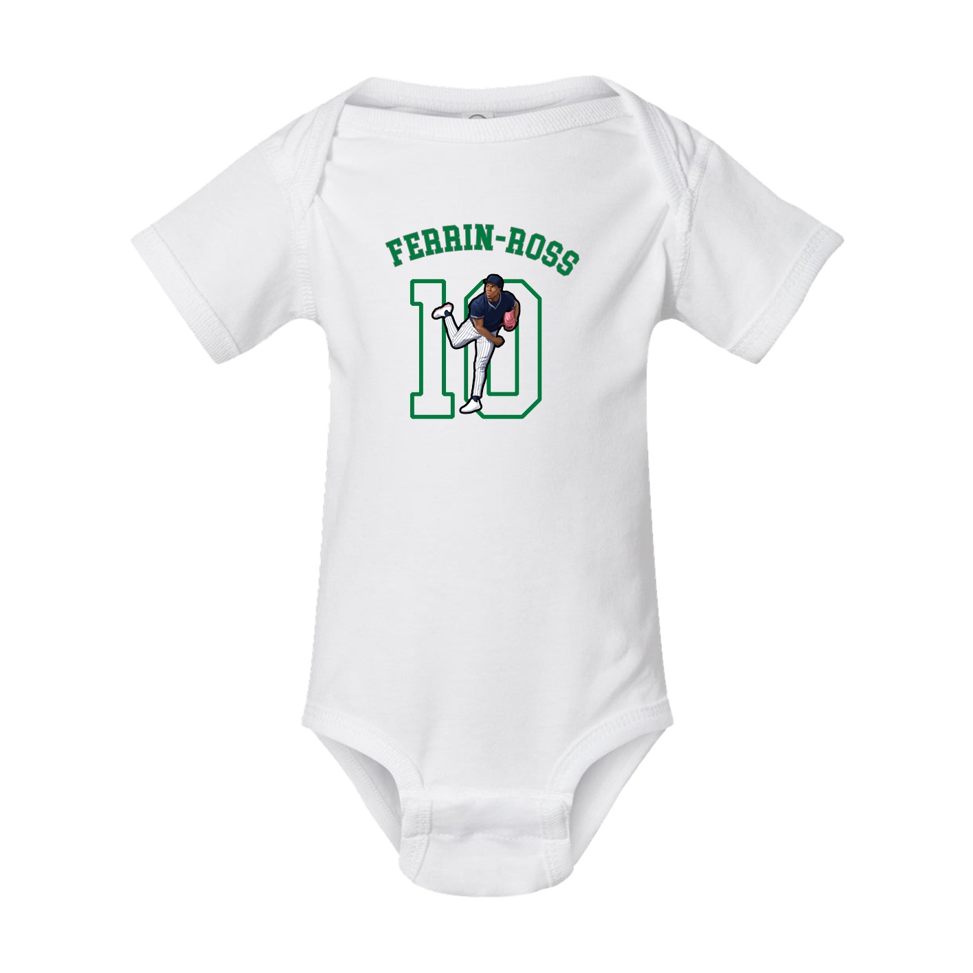 Baby Onesie — Shirsey Arch in White