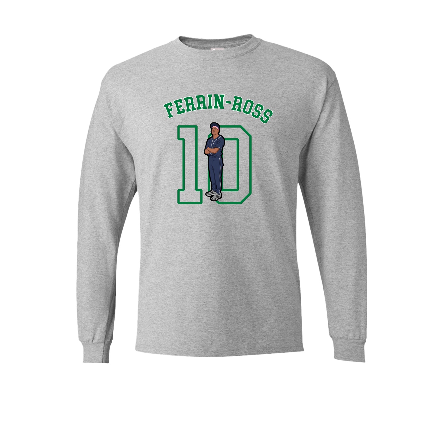 Long Sleeve Tee — Shirsey Arch in Grey
