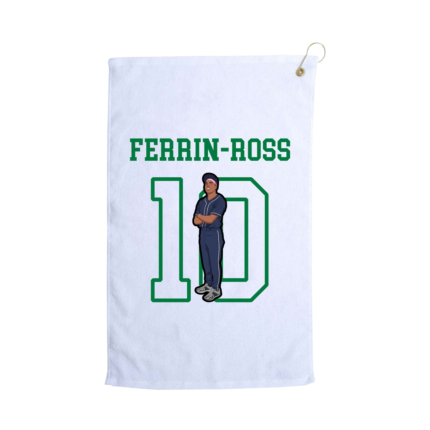 Golf Towel — Shirsey in White