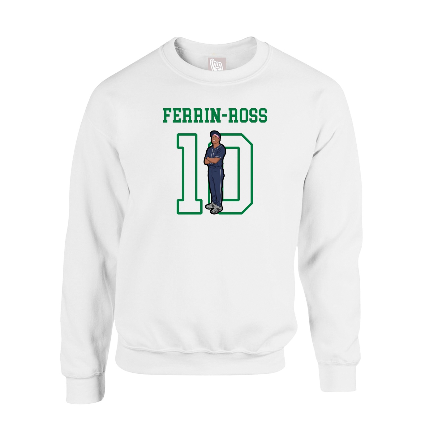 Fleece Crew — Shirsey in White