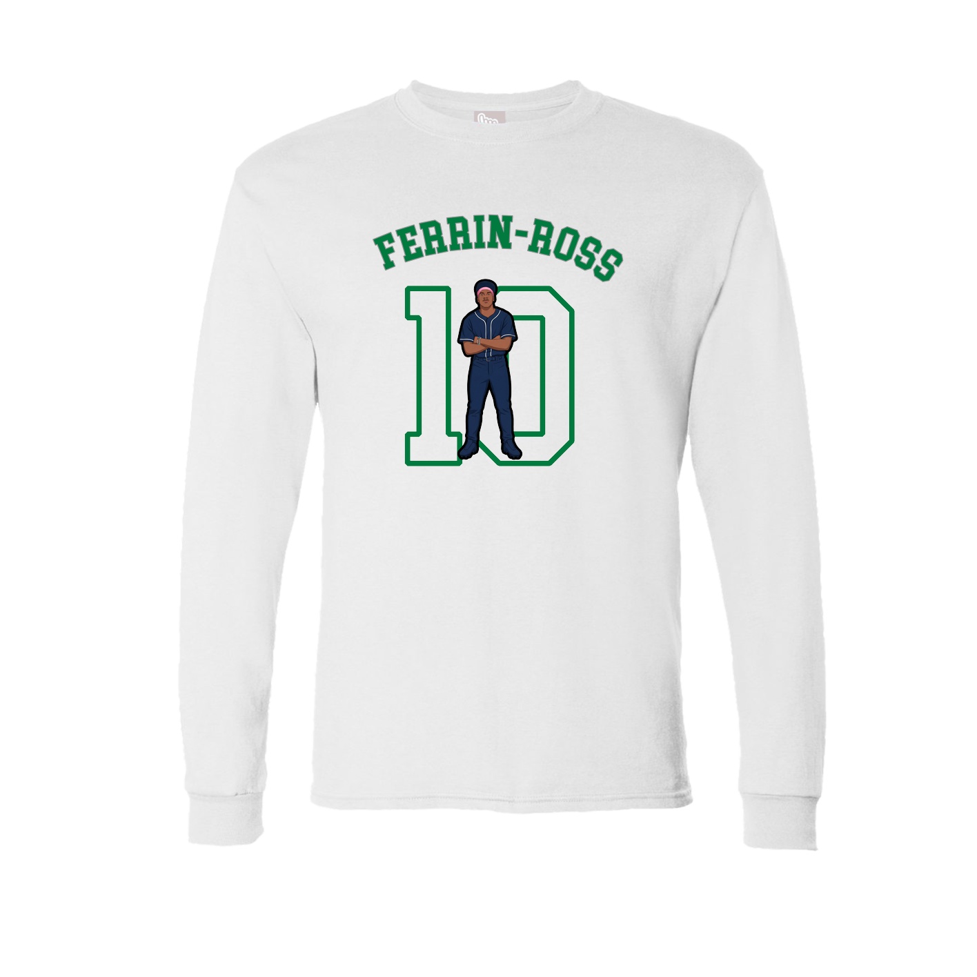 Long Sleeve Tee — Shirsey Arch in White