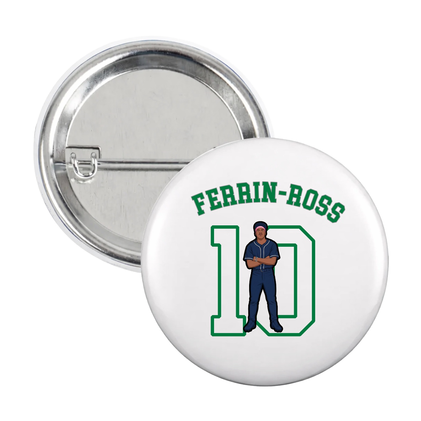 Game Day Button — Shirsey Arch in White