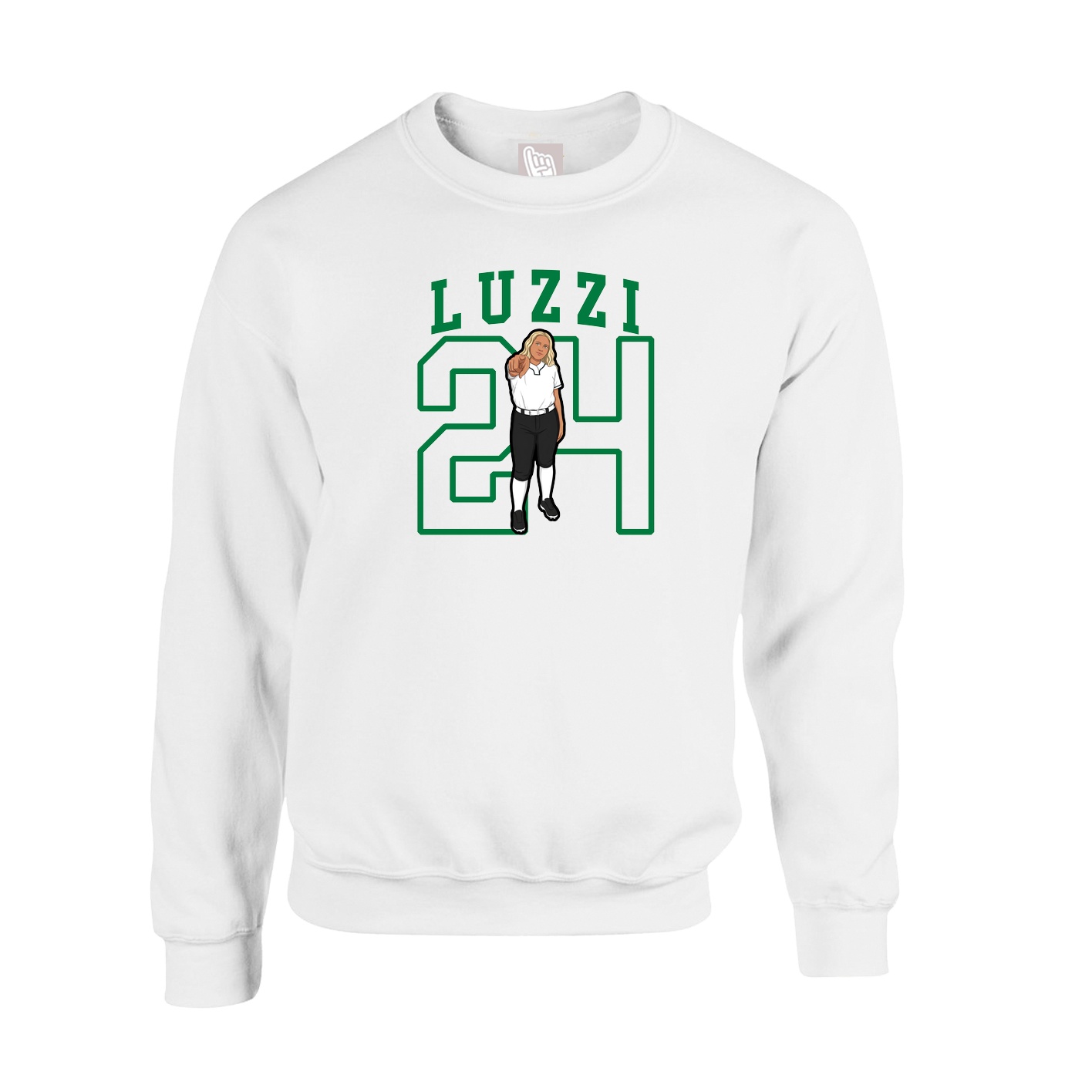 Fleece Crew — Shirsey in White