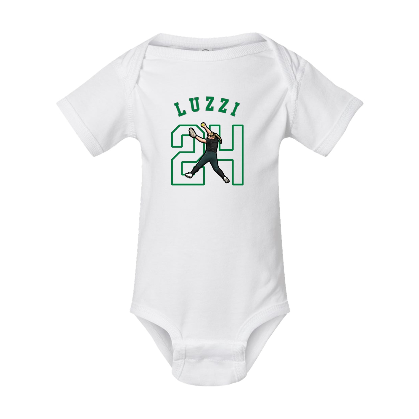 Baby Onesie — Shirsey Arch in White