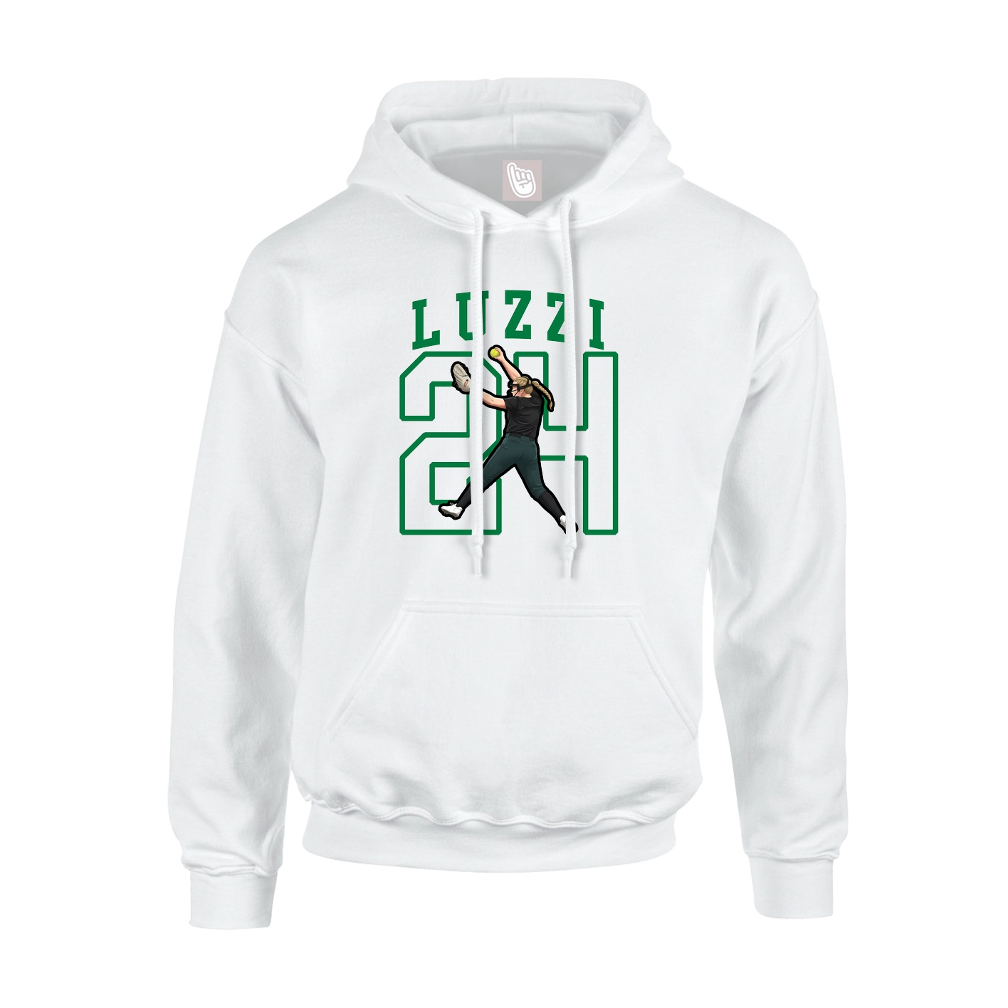 Youth Hoodie — Shirsey in White