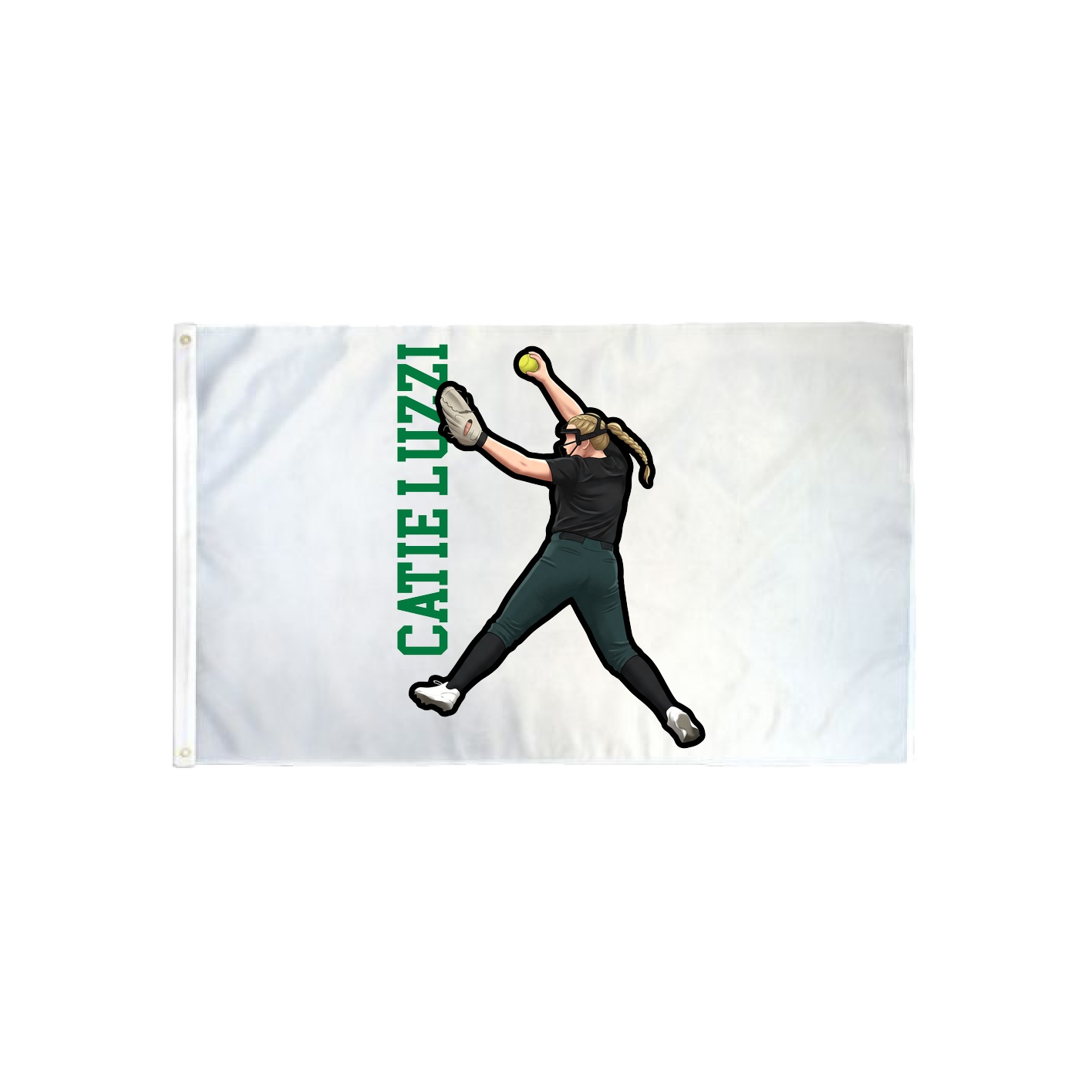 3x5 Flag — Name Vertical in Classic