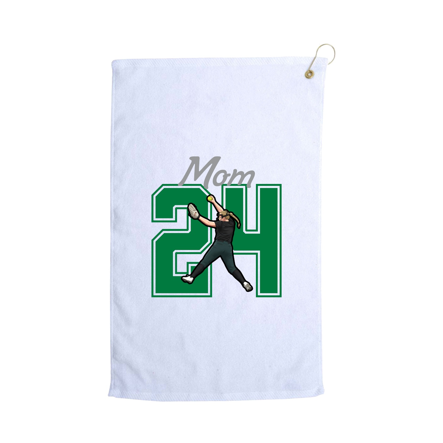 Golf Towel — Mothers Day Shirsey in White