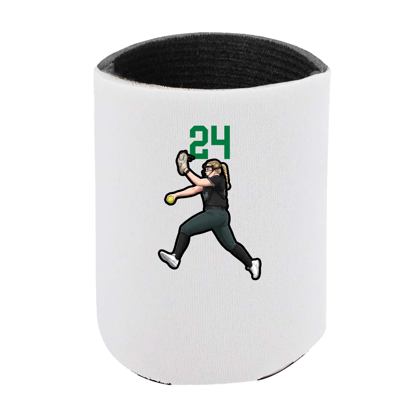 Can Holder — Number Top in White