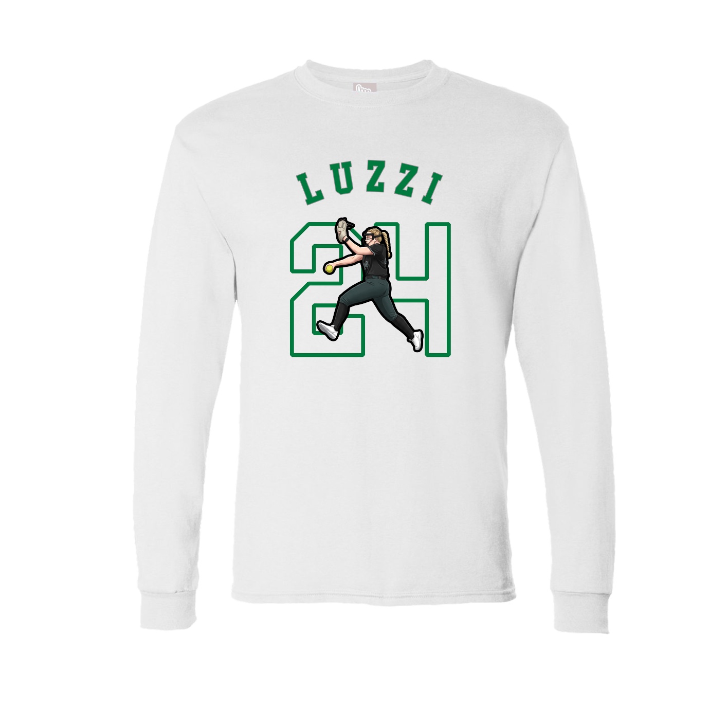 Long Sleeve Tee — Shirsey Arch in White