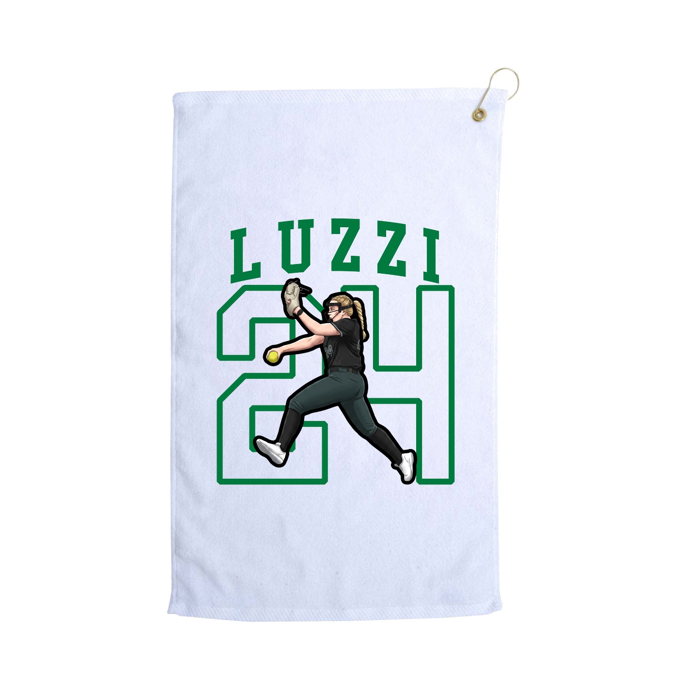 Golf Towel — Shirsey in White