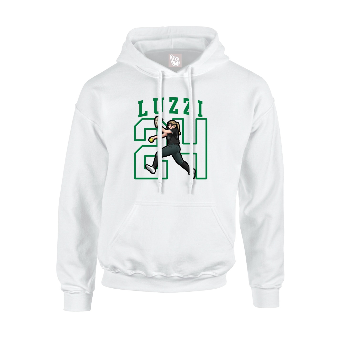Hoodie — Shirsey in White