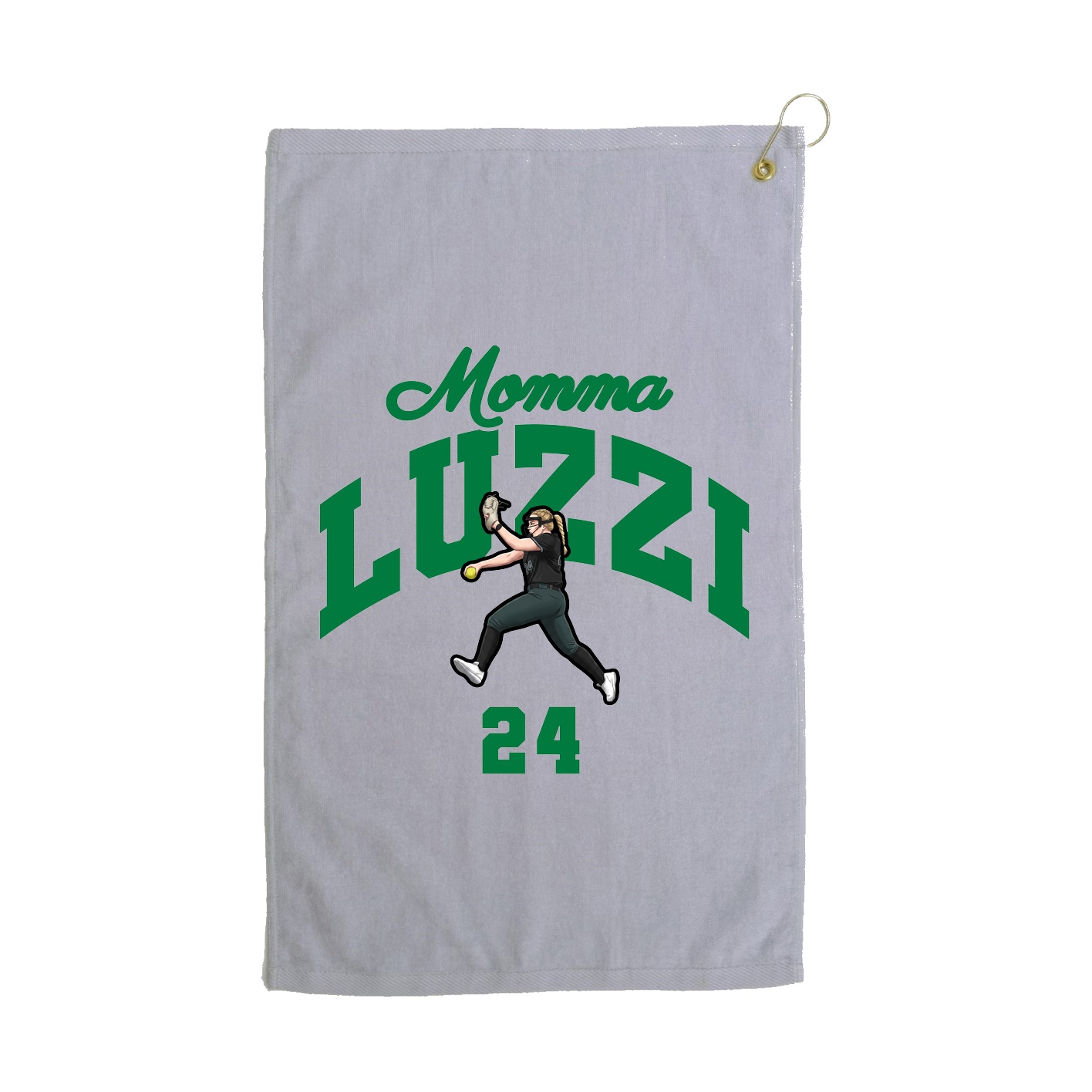 Golf Towel — Mothers Day Arch in Grey