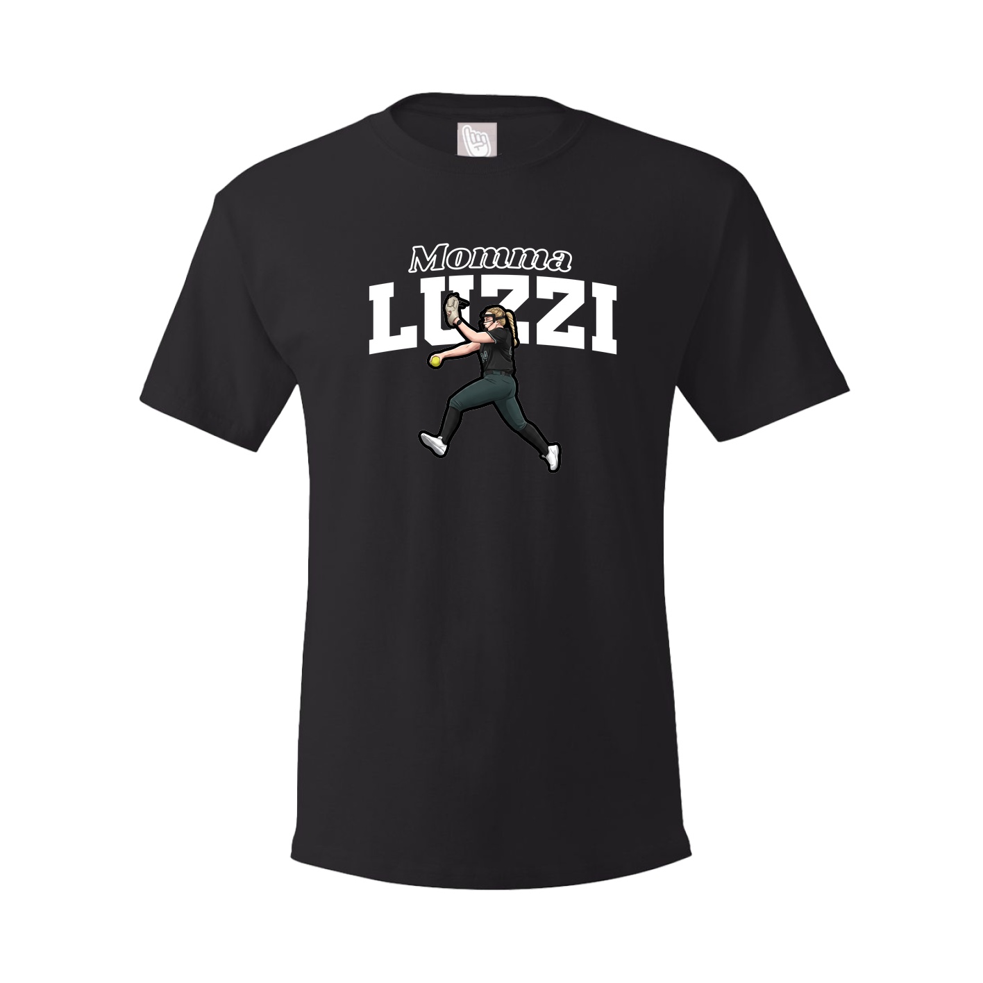 Youth Tee — Mothers Day Block in Black