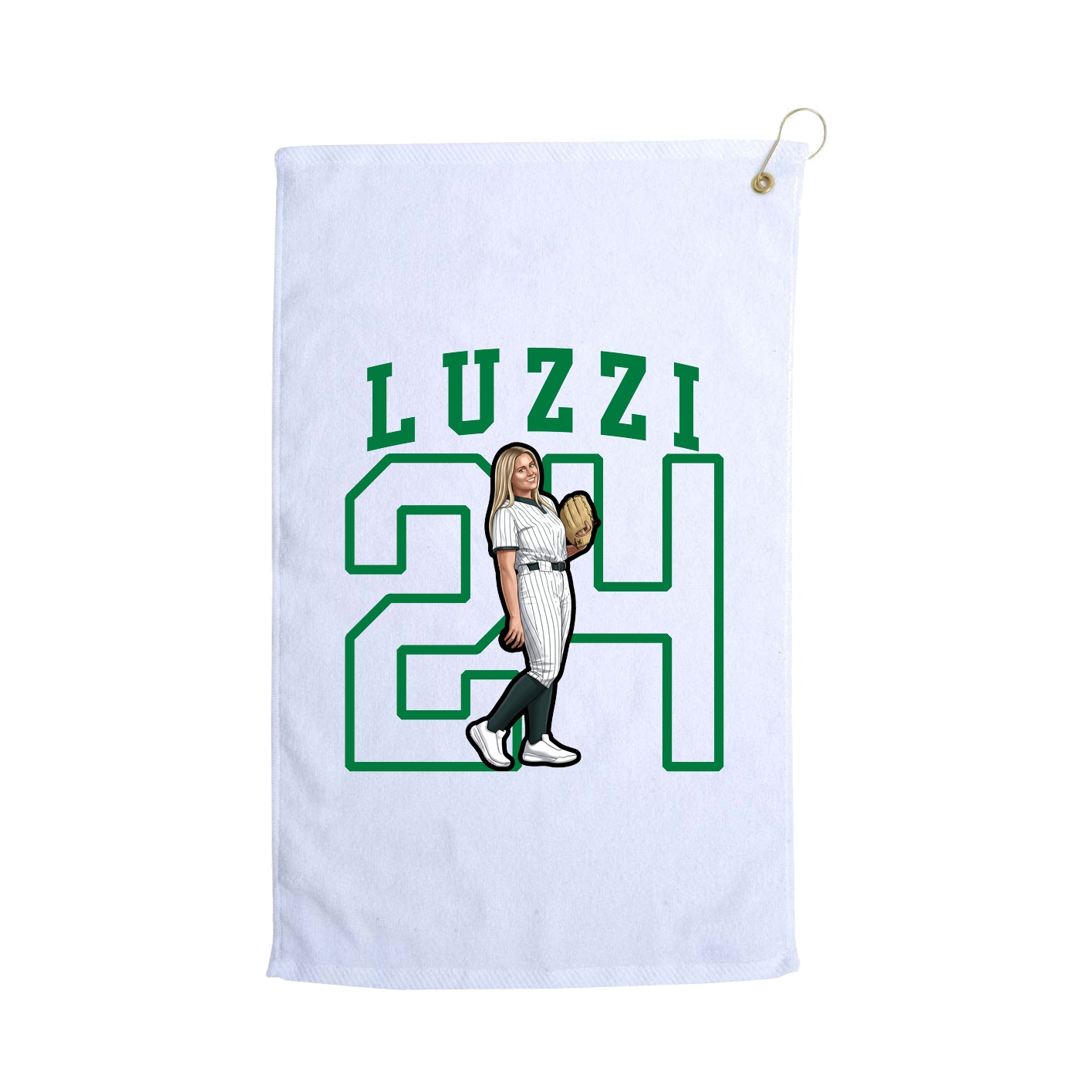 Golf Towel — Shirsey in White