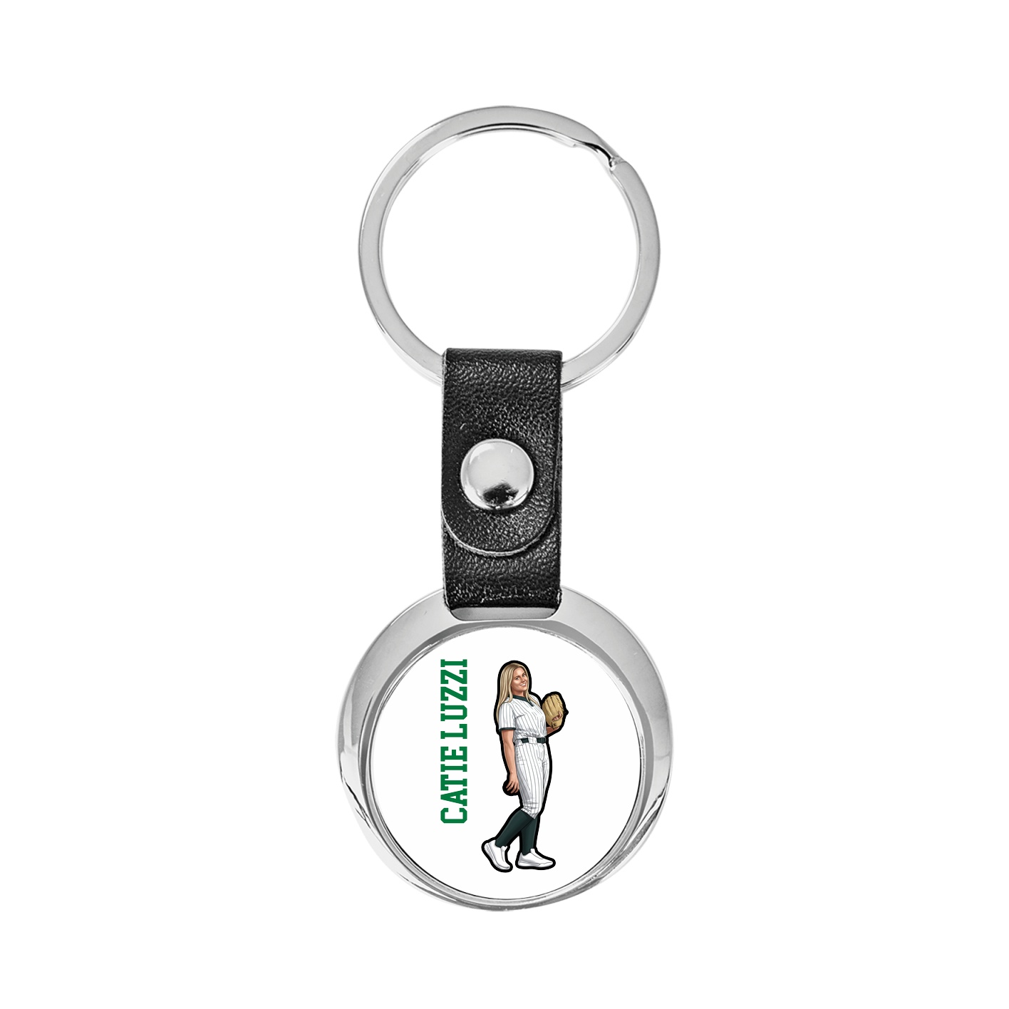 Key Chain — Name Vertical in Classic