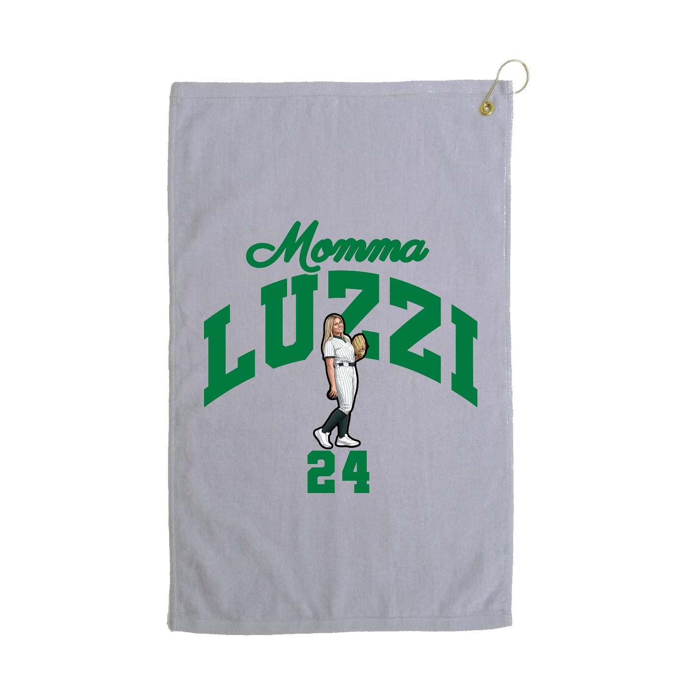 Golf Towel — Mothers Day Arch in Grey
