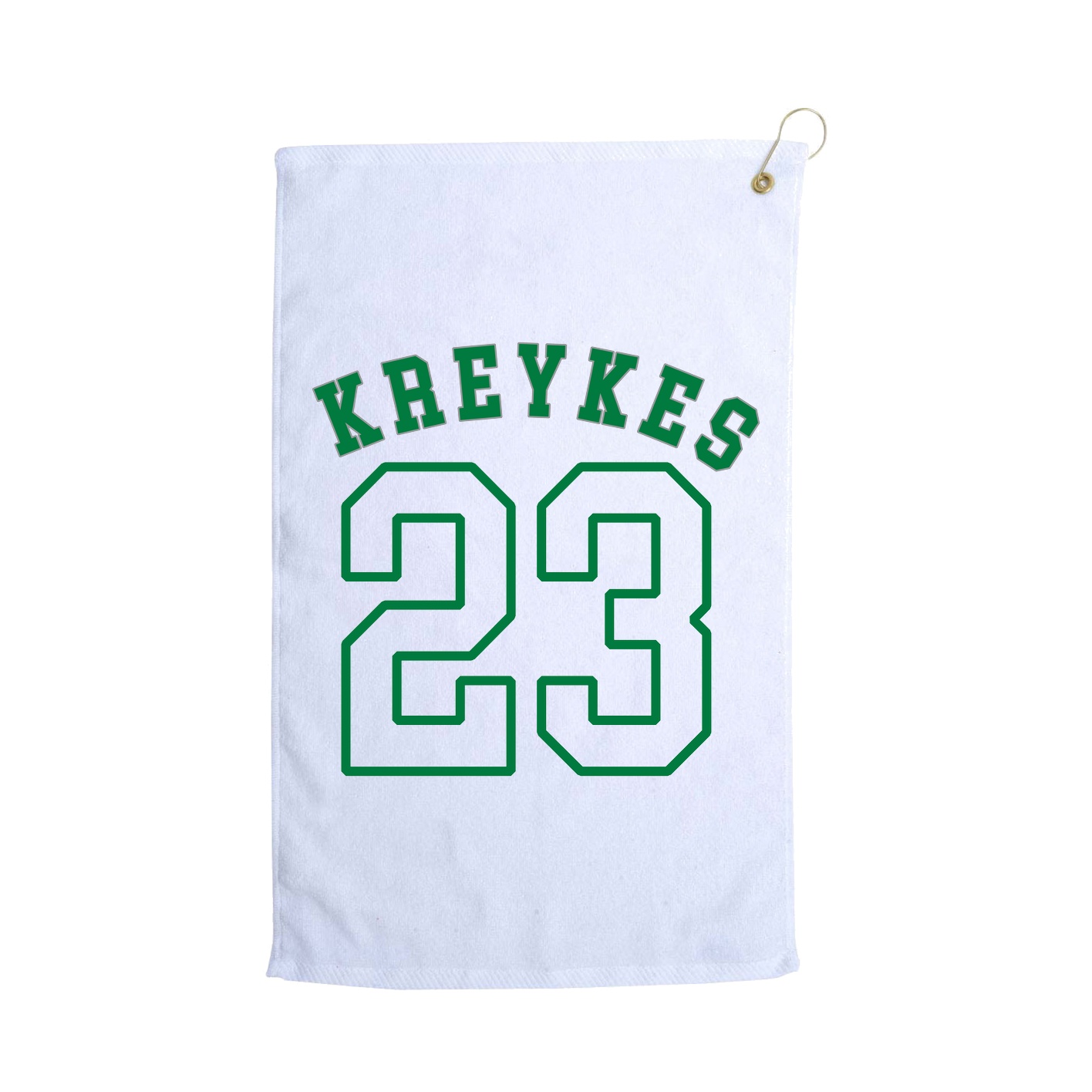 Golf Towel — Shirsey Arch in White