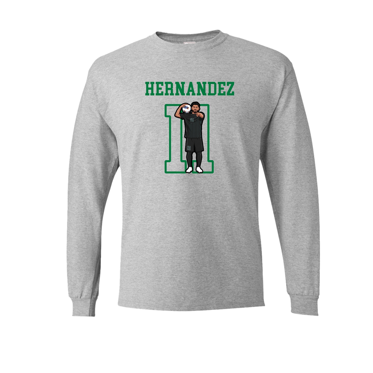 Long Sleeve Tee — Shirsey in Grey