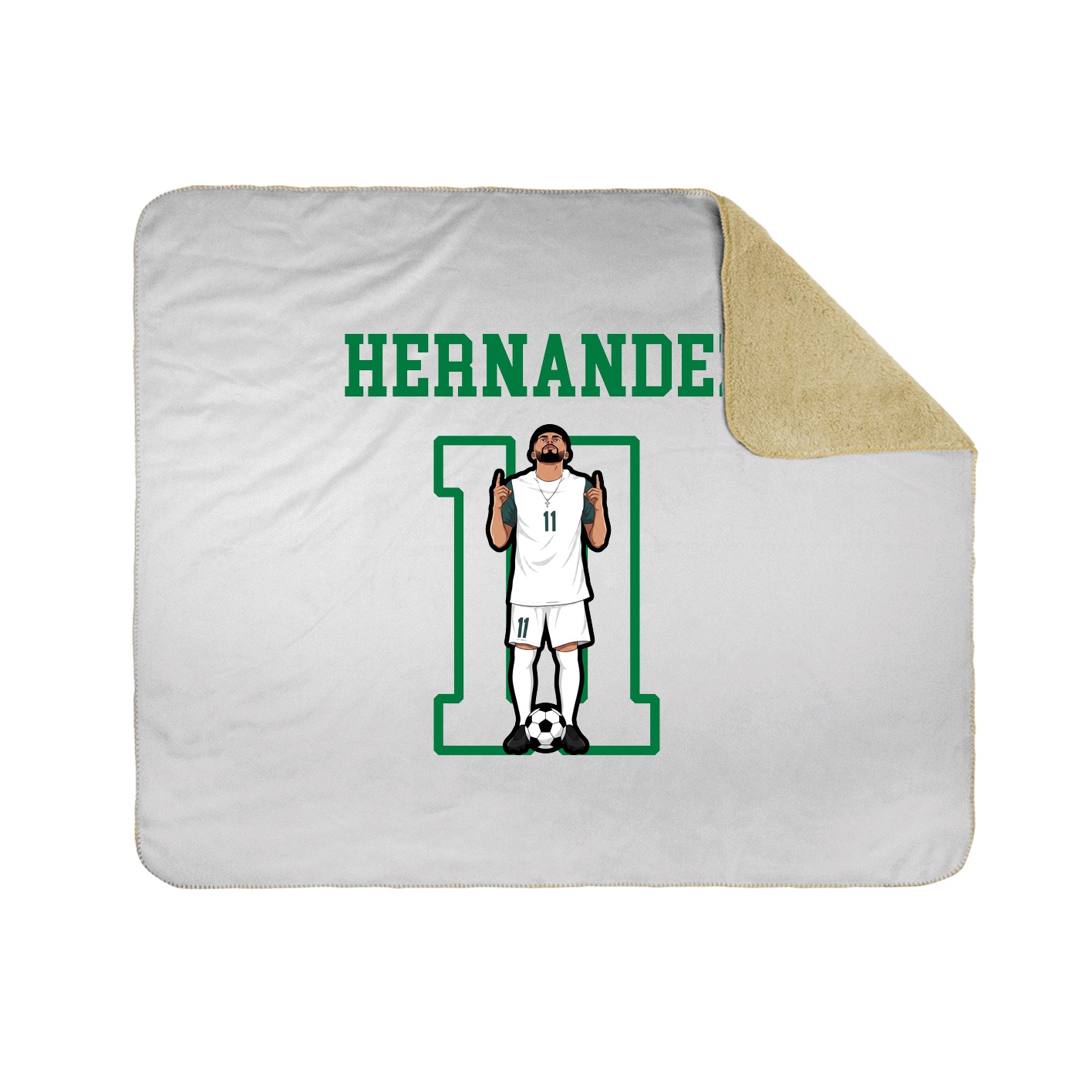 Throw Blanket — Shirsey in White