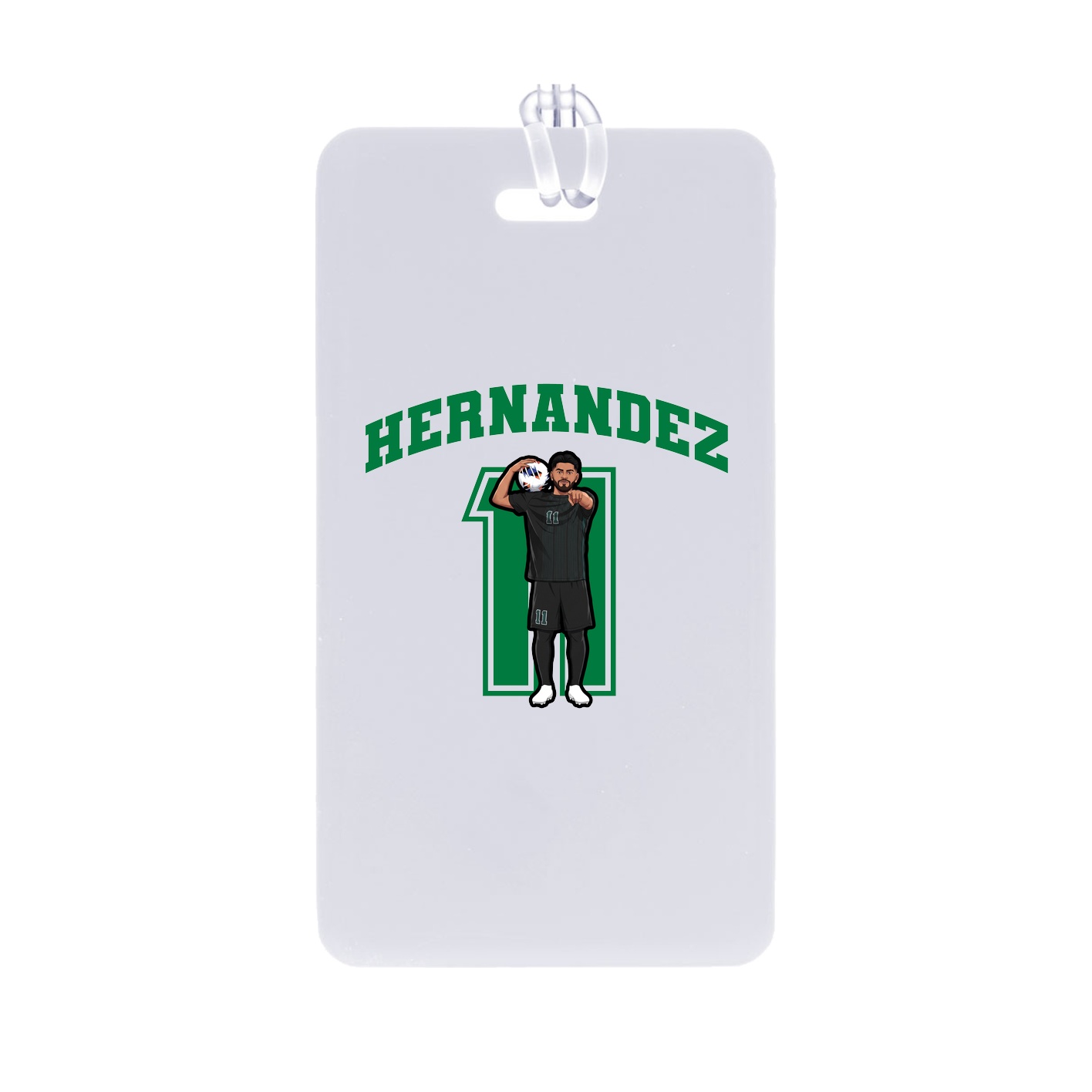 Bag Tag — Number in Classic