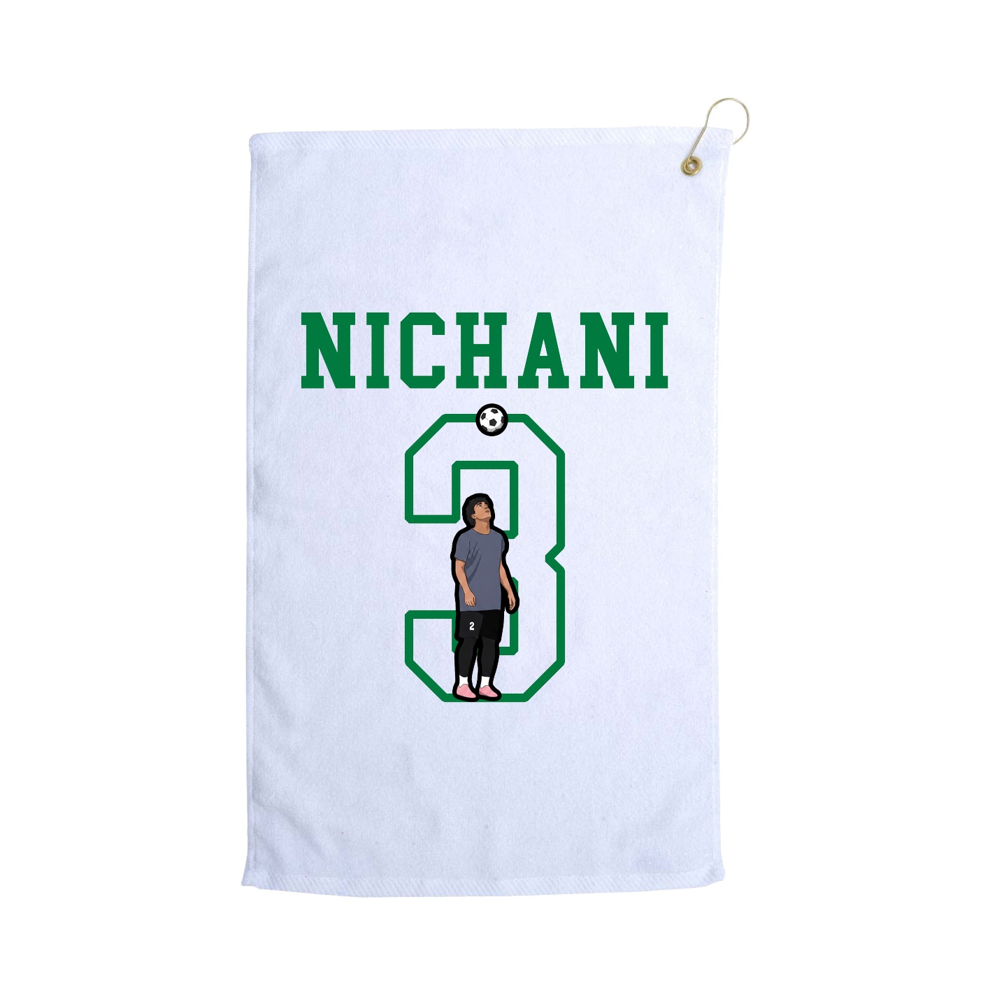 Golf Towel — Shirsey in White