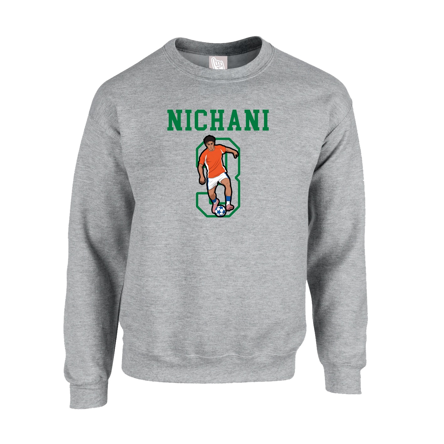 Fleece Crew — Shirsey in Grey