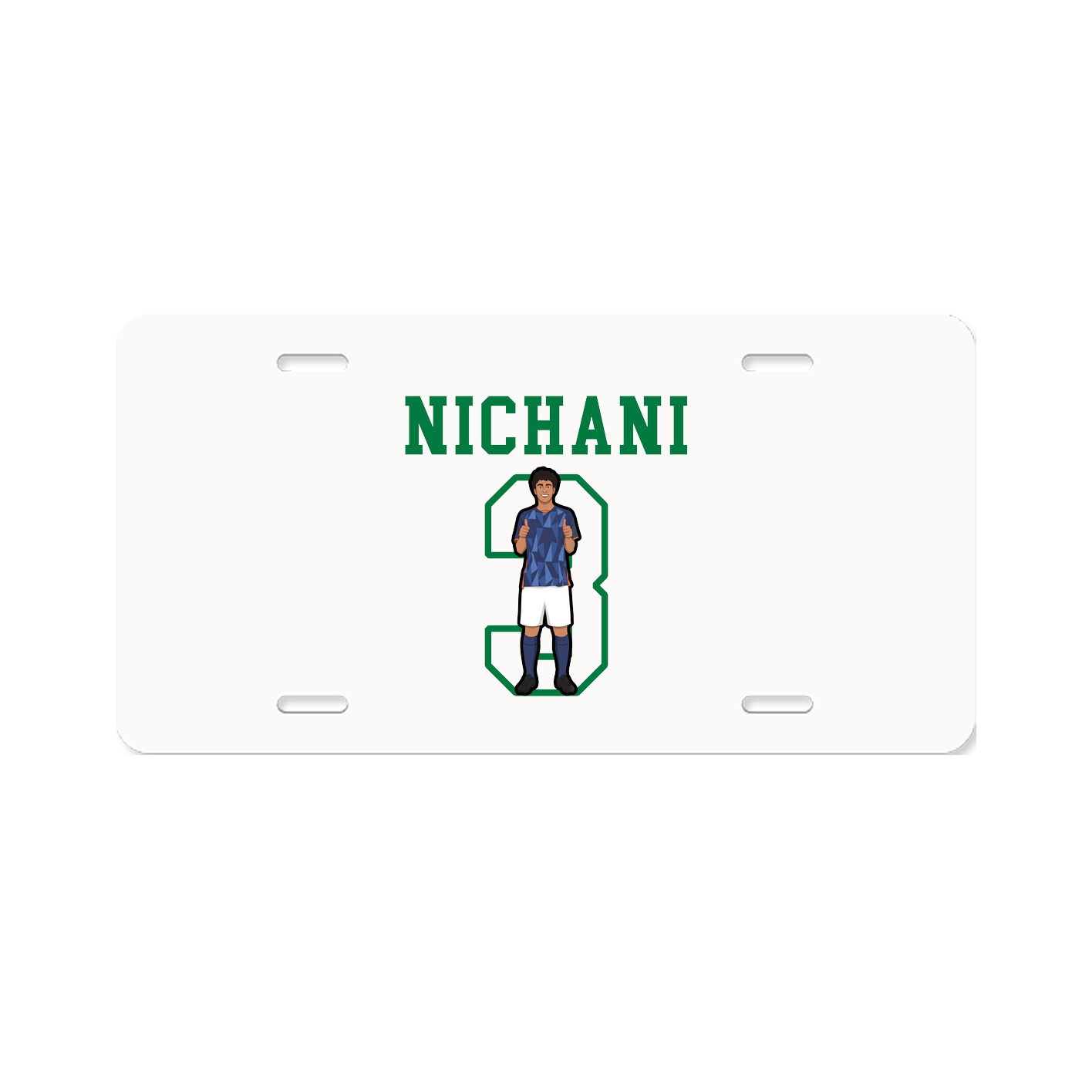 License Plate — Shirsey in Classic