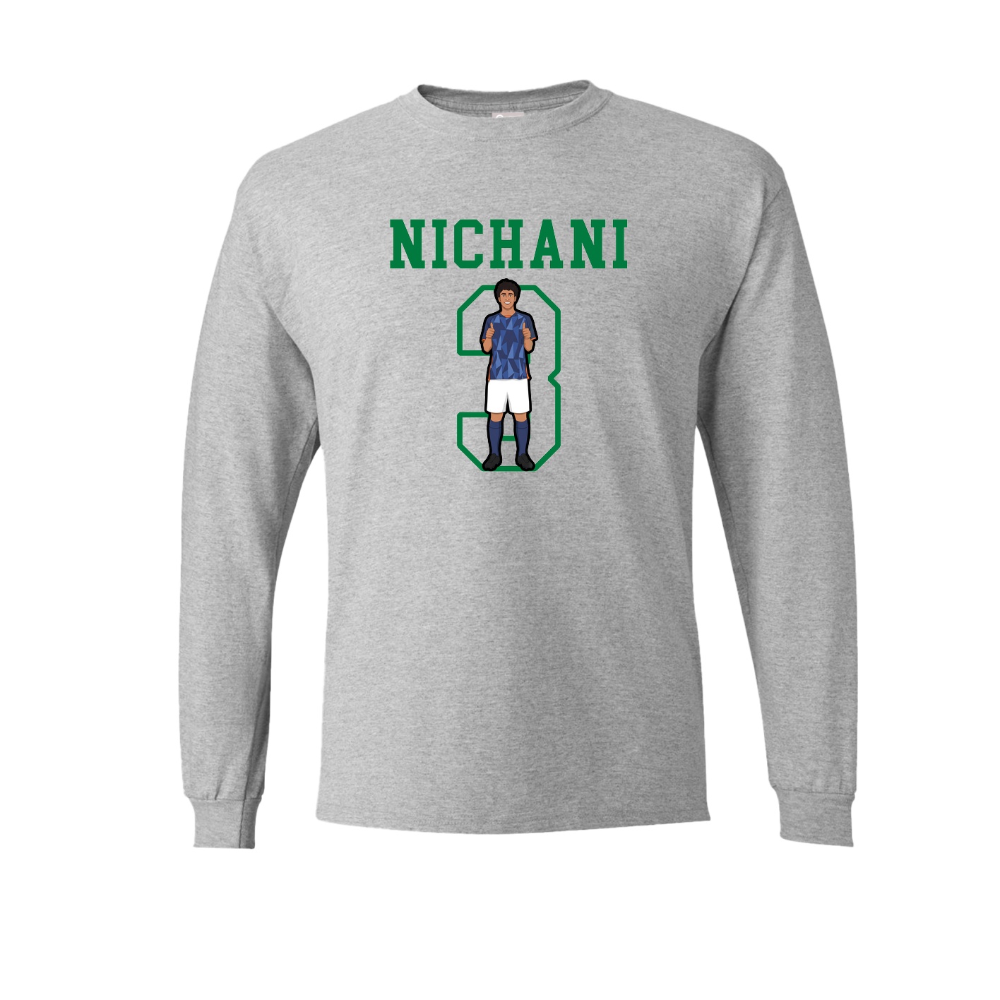 Long Sleeve Tee — Shirsey in Grey