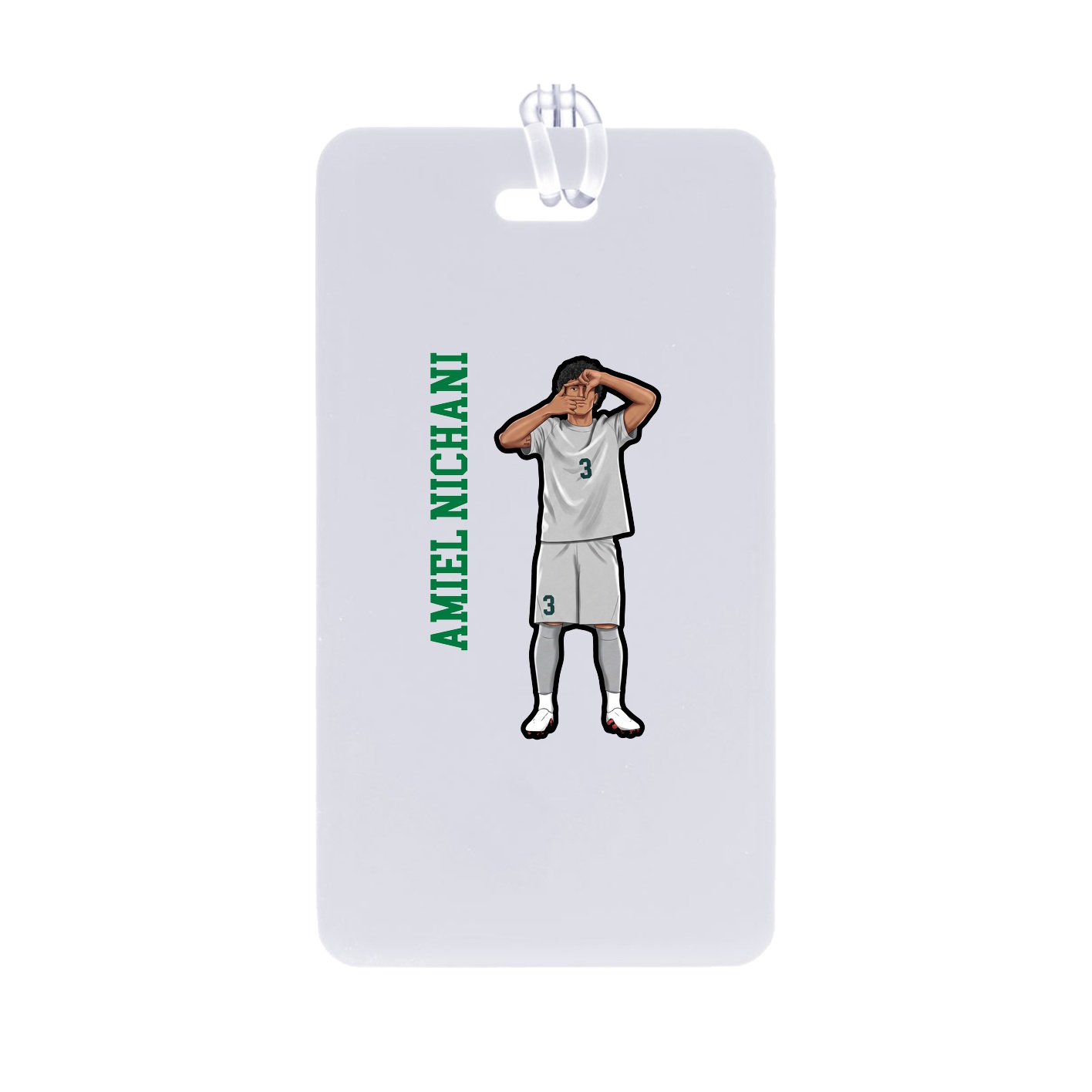 Bag Tag — Name Vertical in Classic