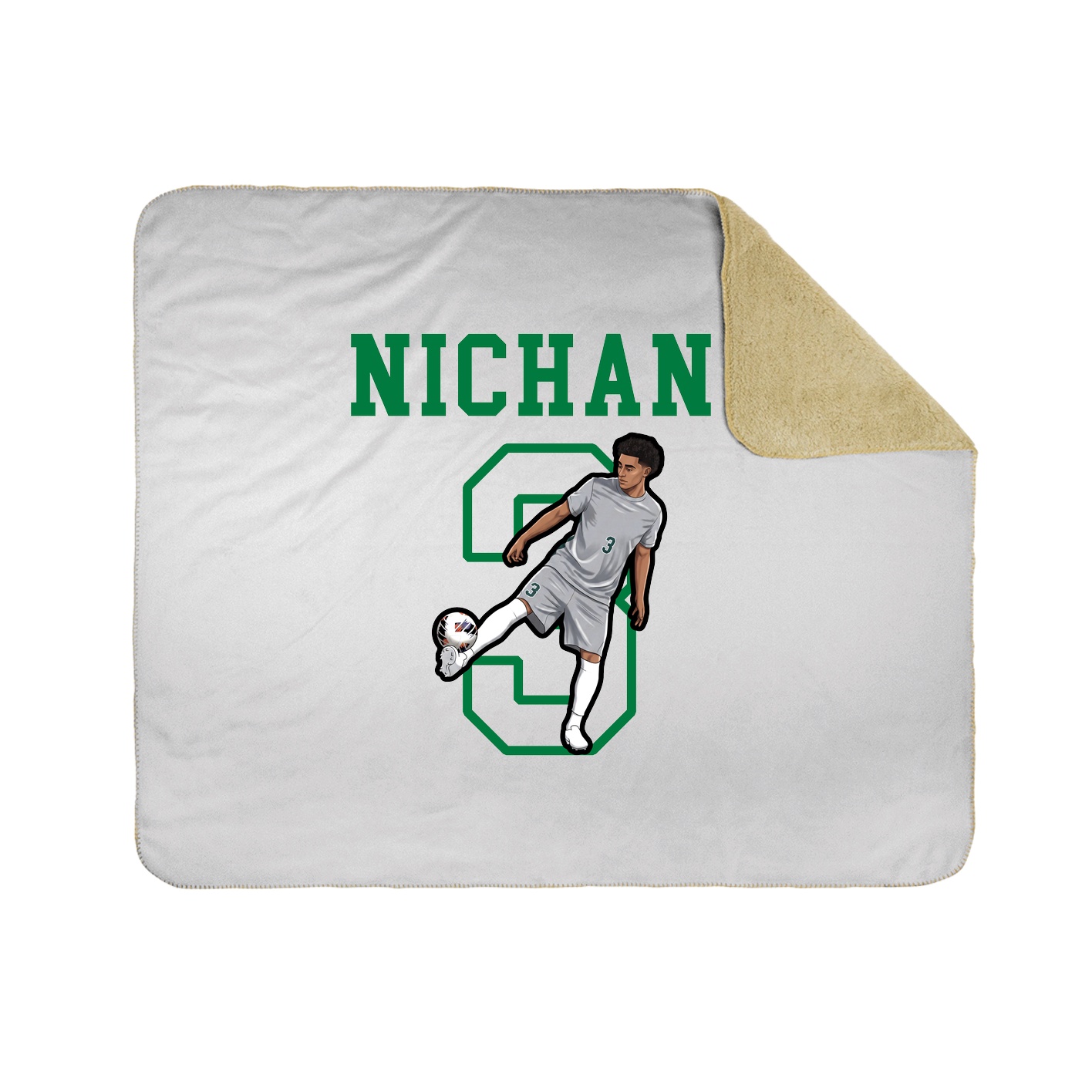 Throw Blanket — Shirsey in White