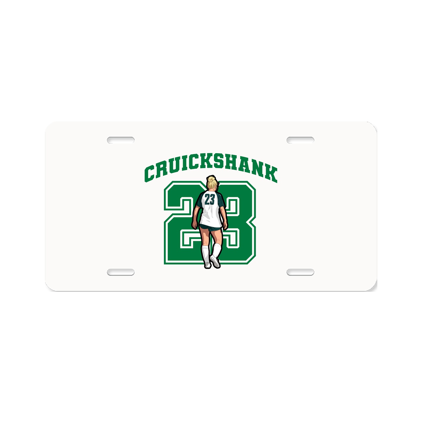 License Plate — Number in Classic