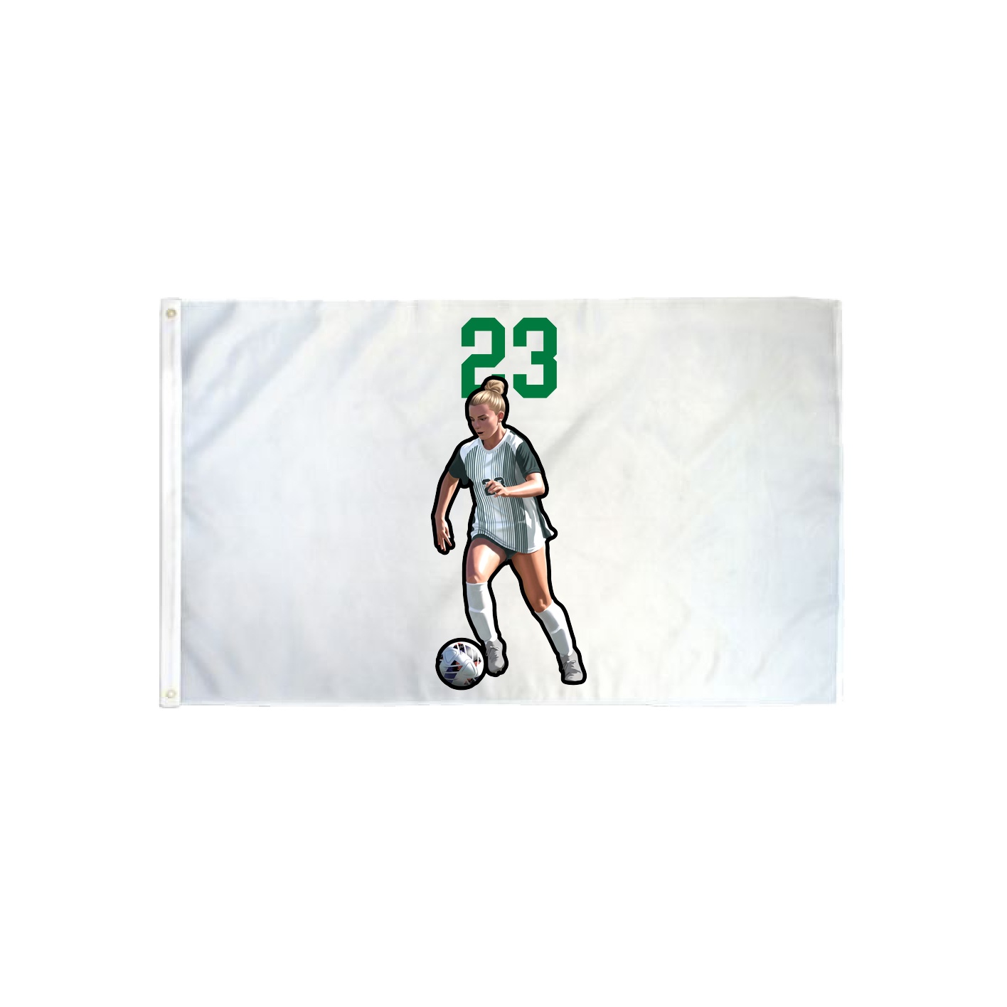 3x5 Flag — Number Top in Classic