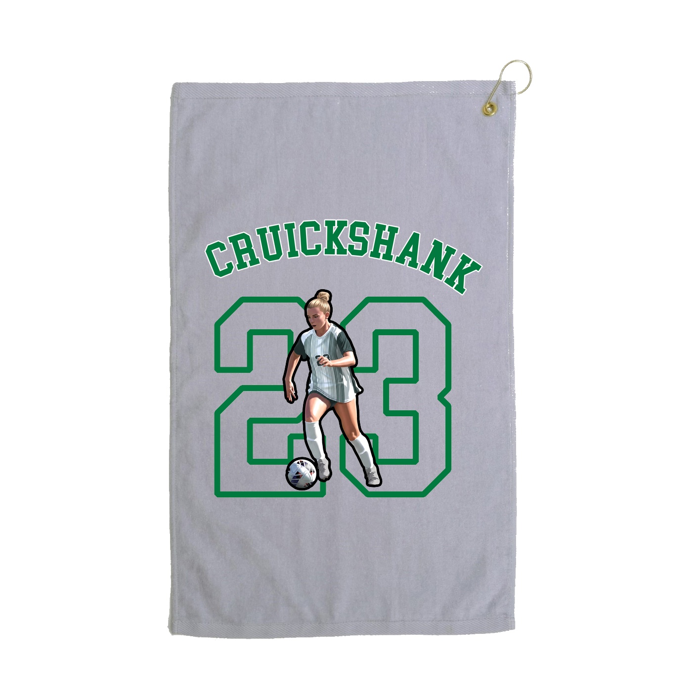 Golf Towel — Shirsey Arch in Grey