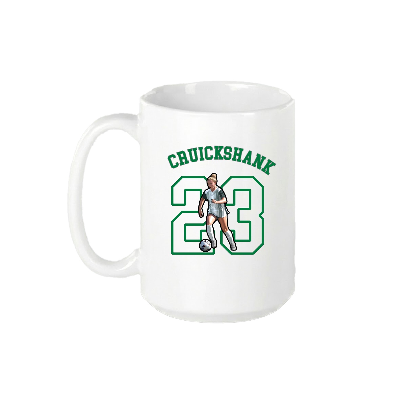 15oz Coffee Mug — Shirsey Arch in White