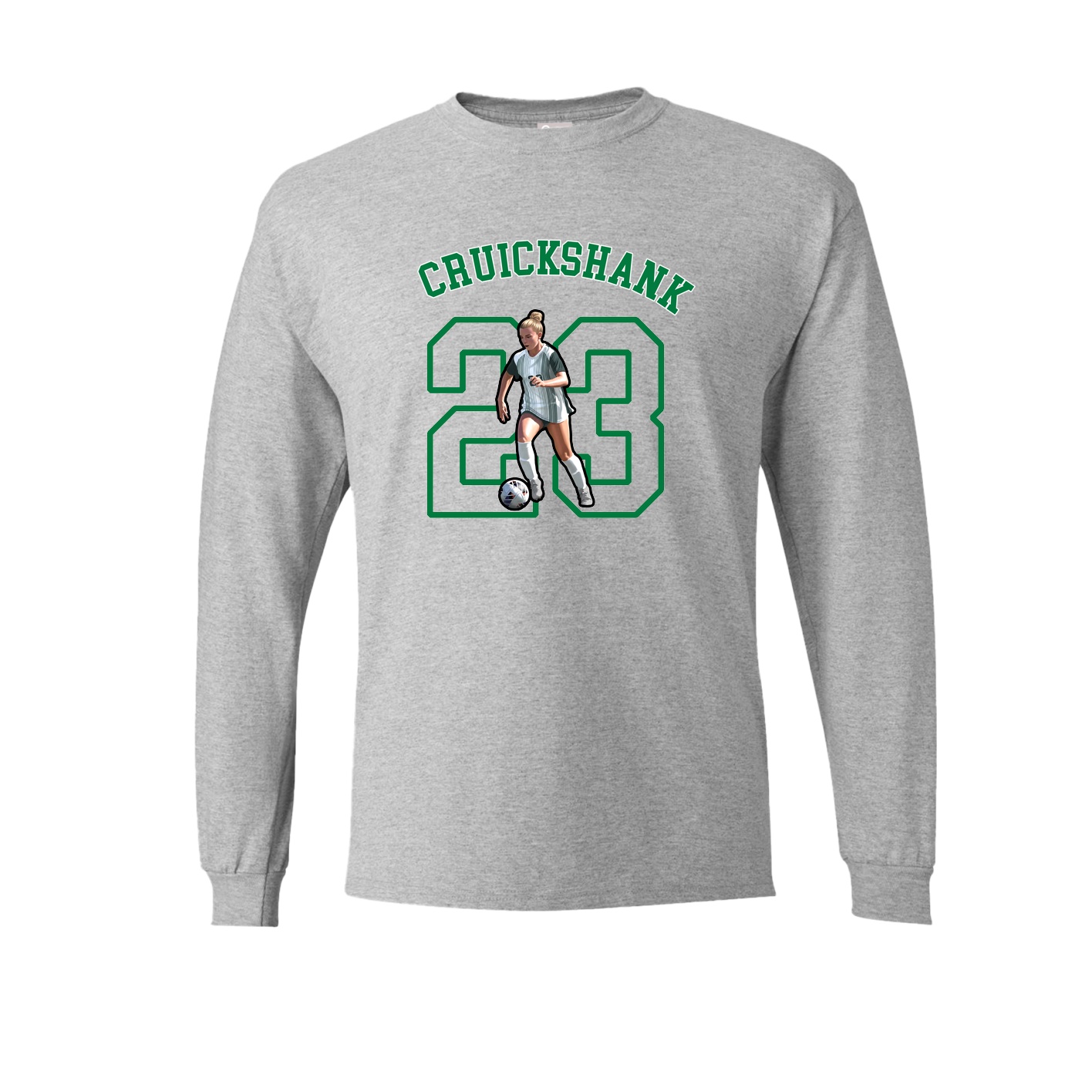 Long Sleeve Tee — Shirsey Arch in Grey