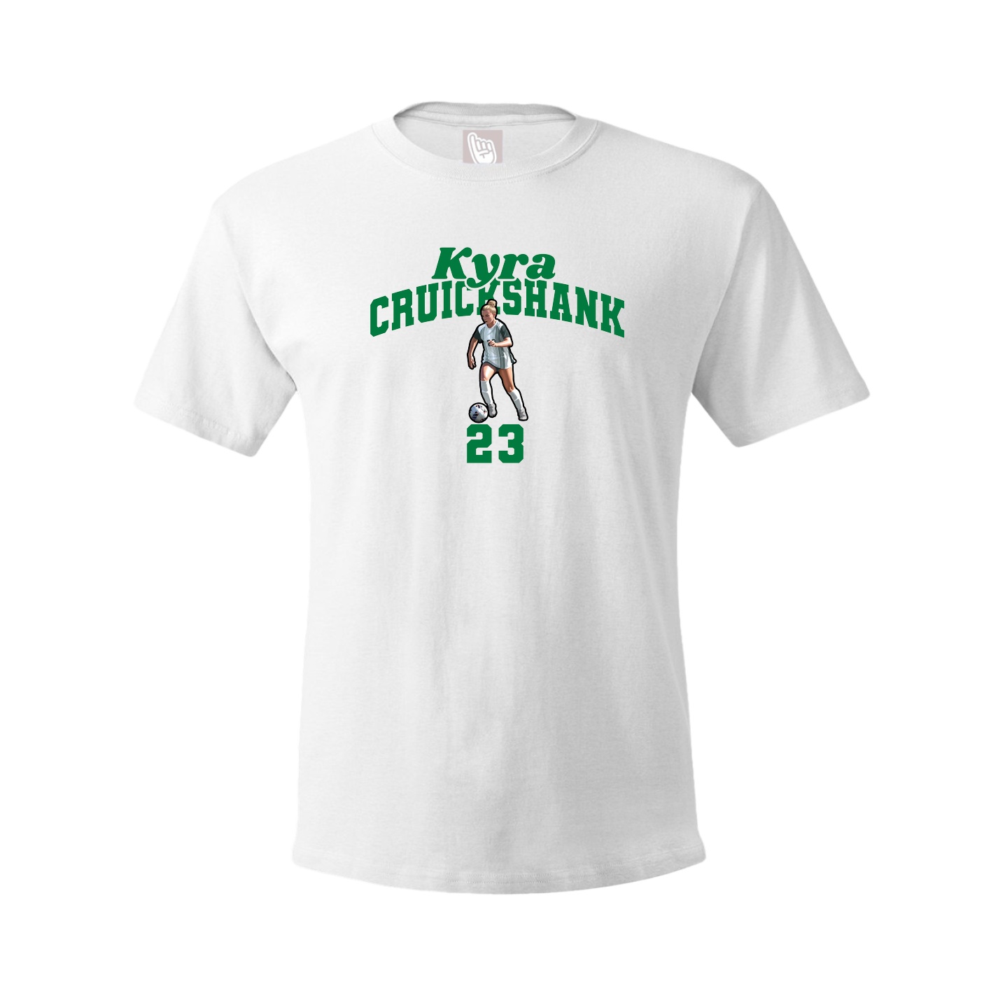 Youth Tee — Signature Arch in White