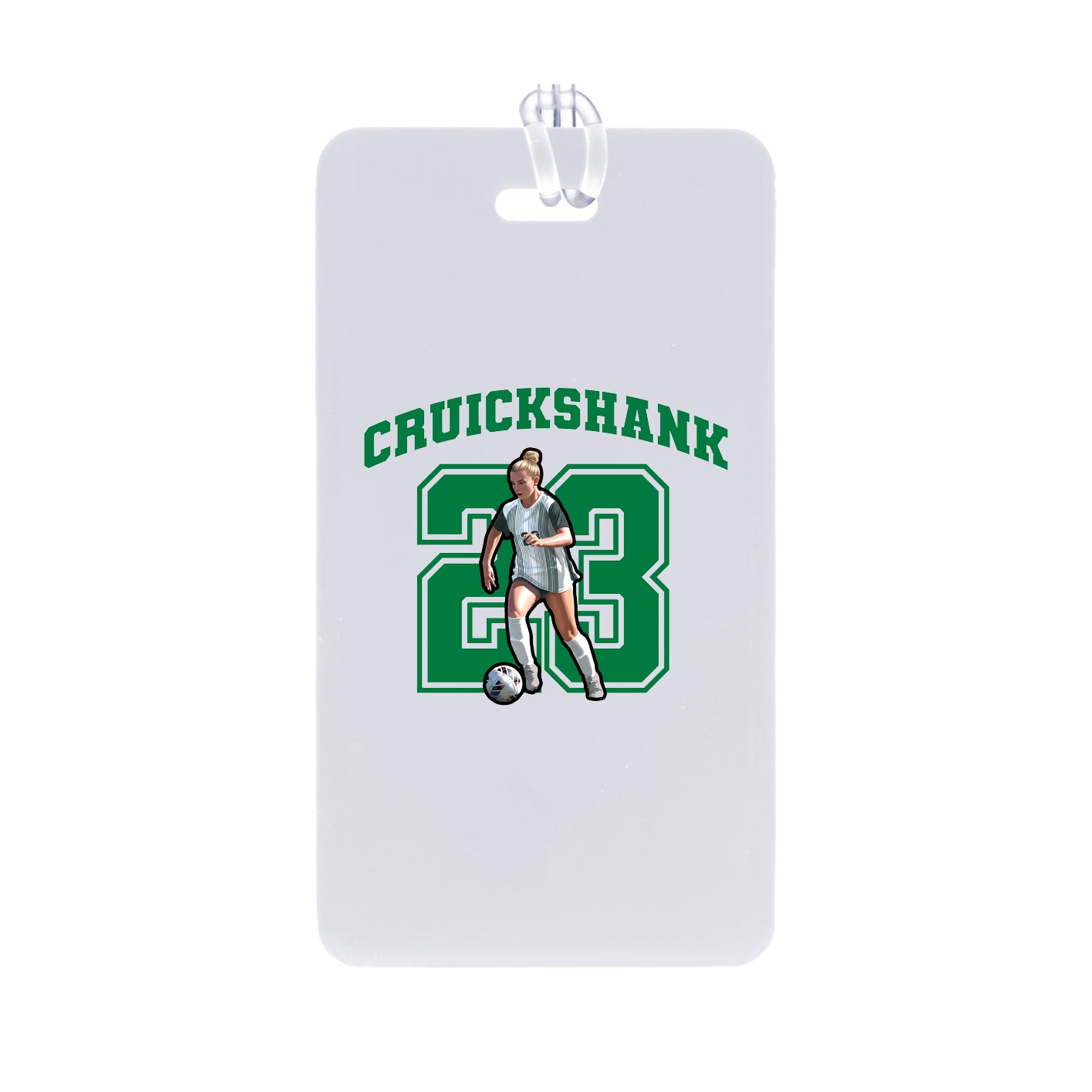 Bag Tag — Number in Classic