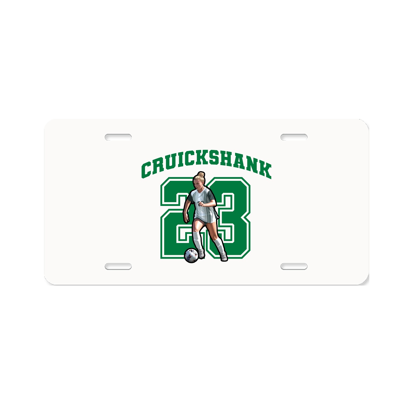 License Plate — Number in Classic