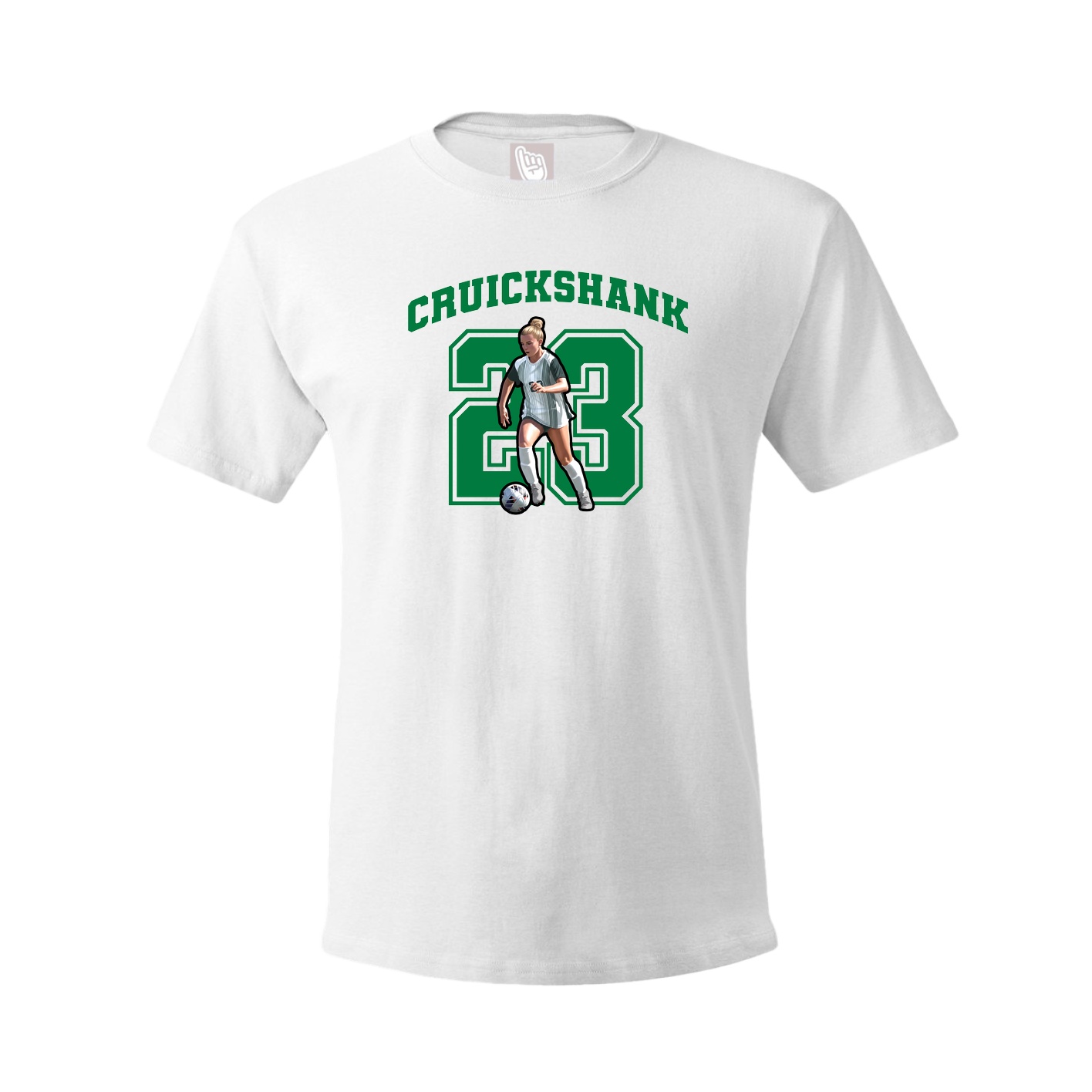Tee — Number in White