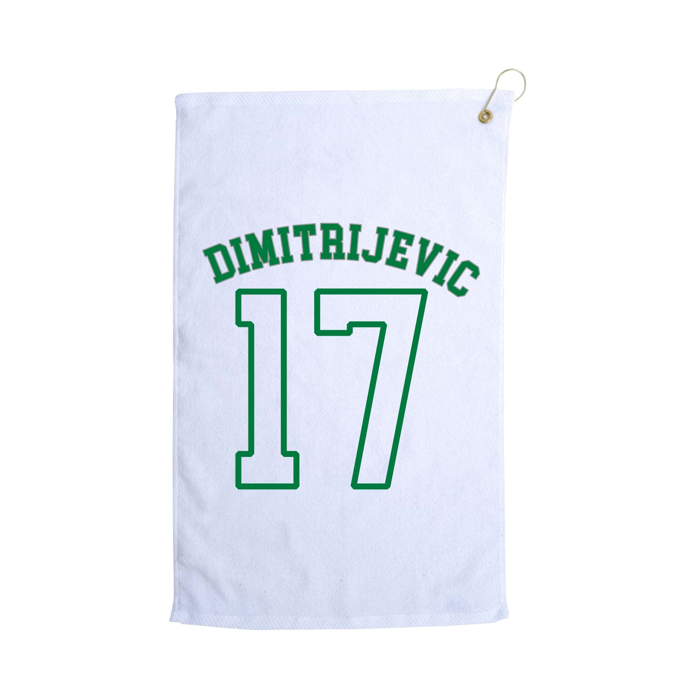 Golf Towel — Shirsey Arch in White