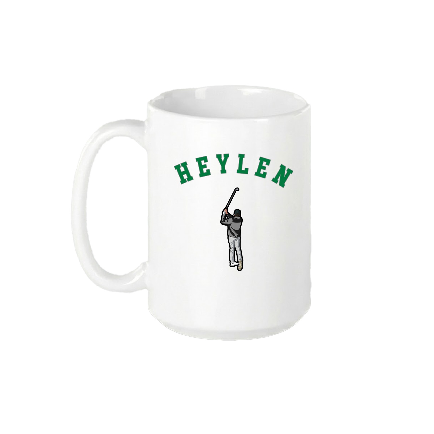 15oz Coffee Mug — Shirsey Arch in White