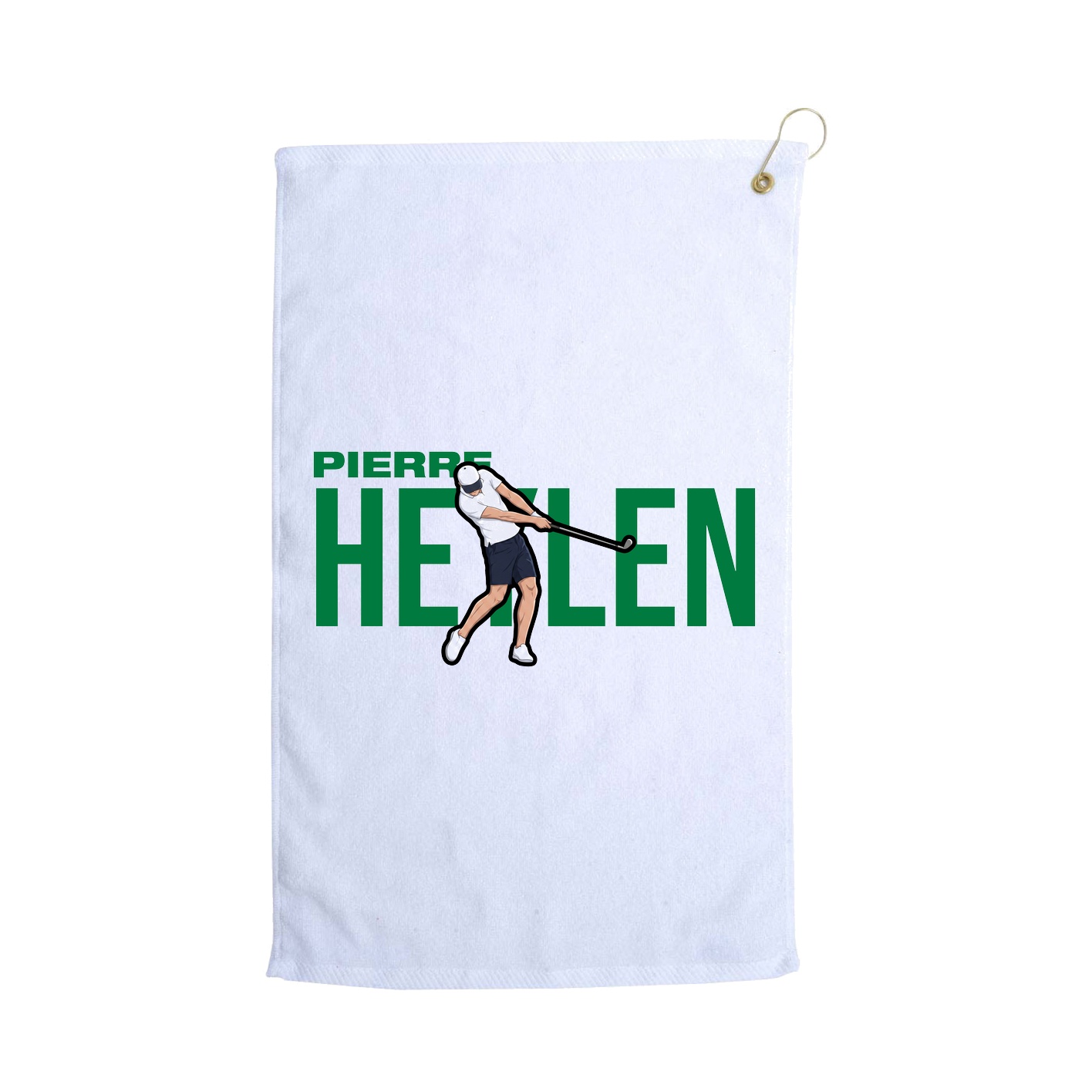 Golf Towel — Player Name in White