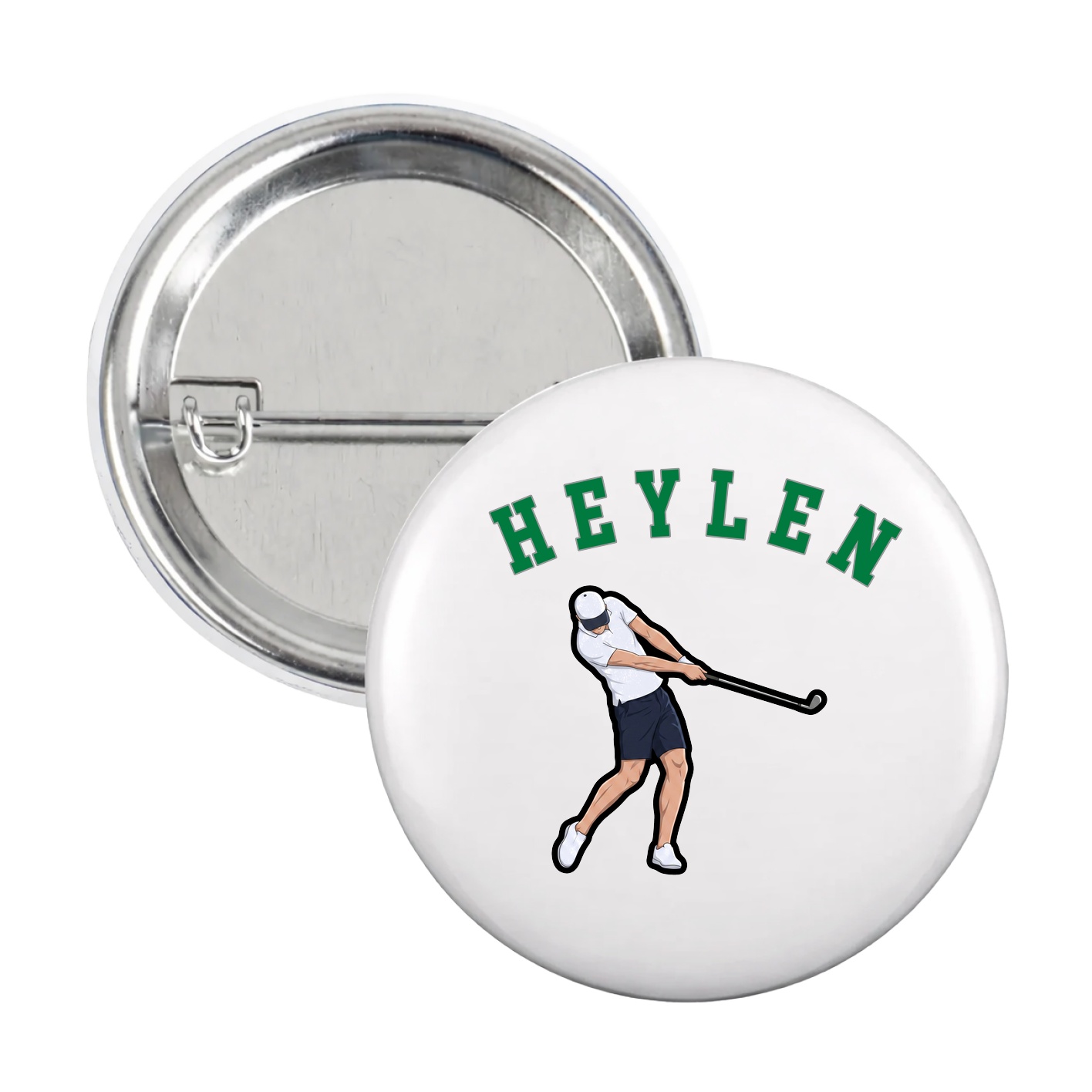 Game Day Button — Shirsey Arch in White