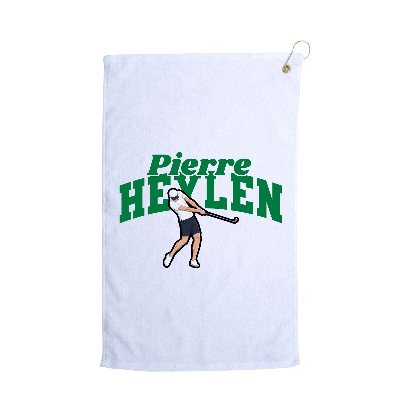Golf Towel — Signature Arch in White